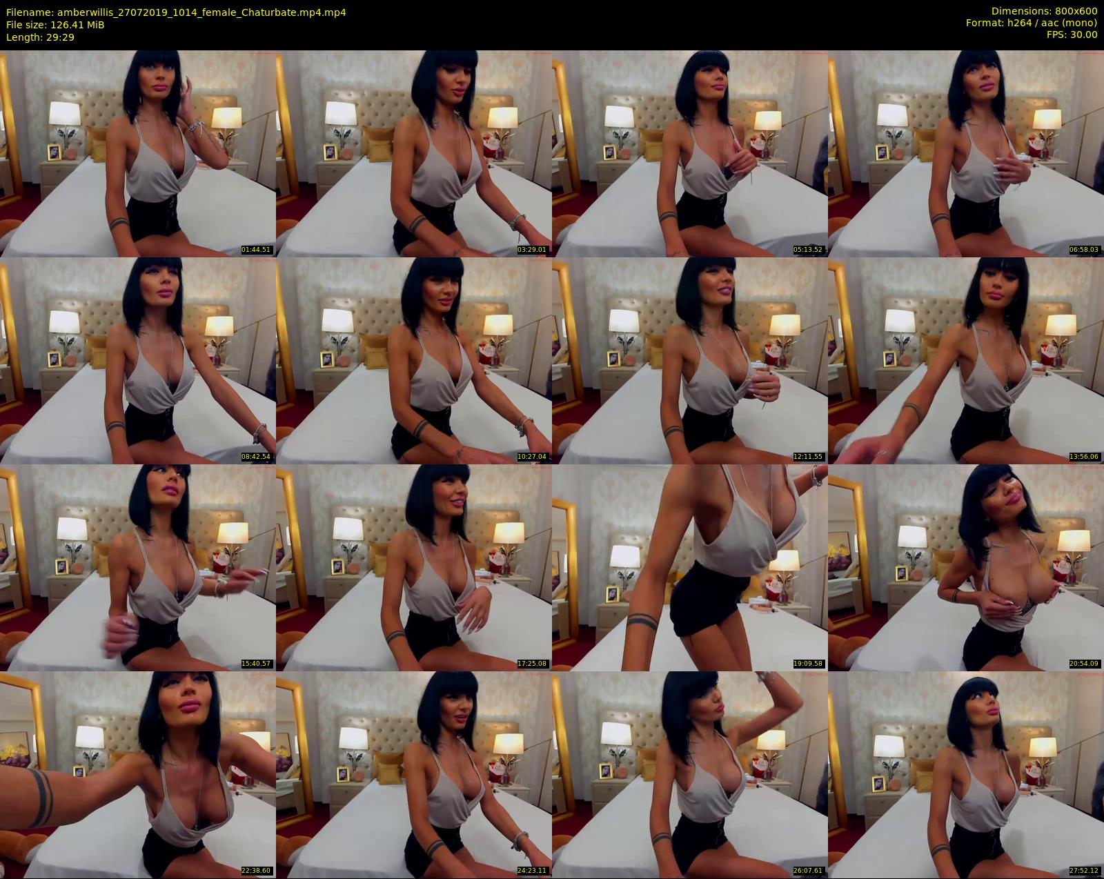 amberwillis — 30 minute Chaturbate female cam show recording, 480p, Jul 27, 2019
