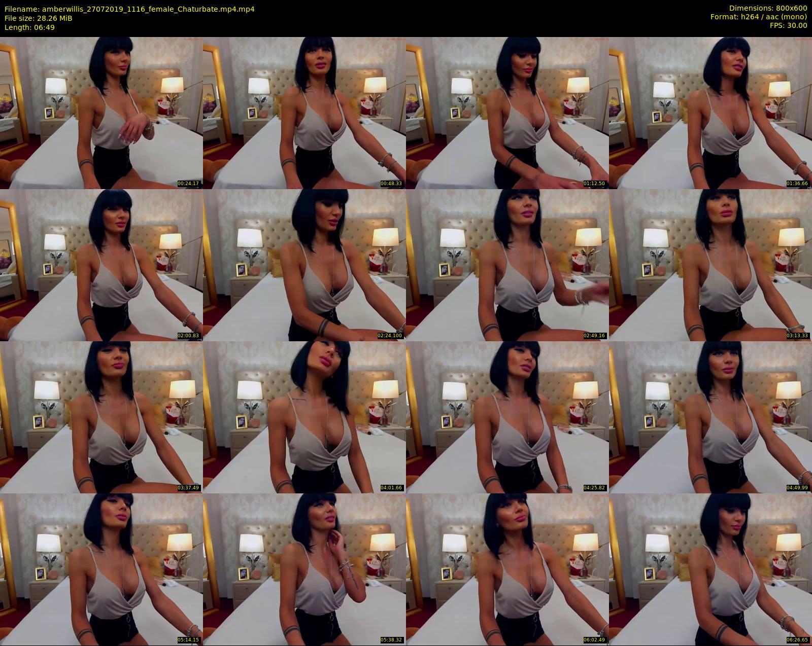 amberwillis — 7 minute Chaturbate female cam show recording, 480p, Jul 27, 2019