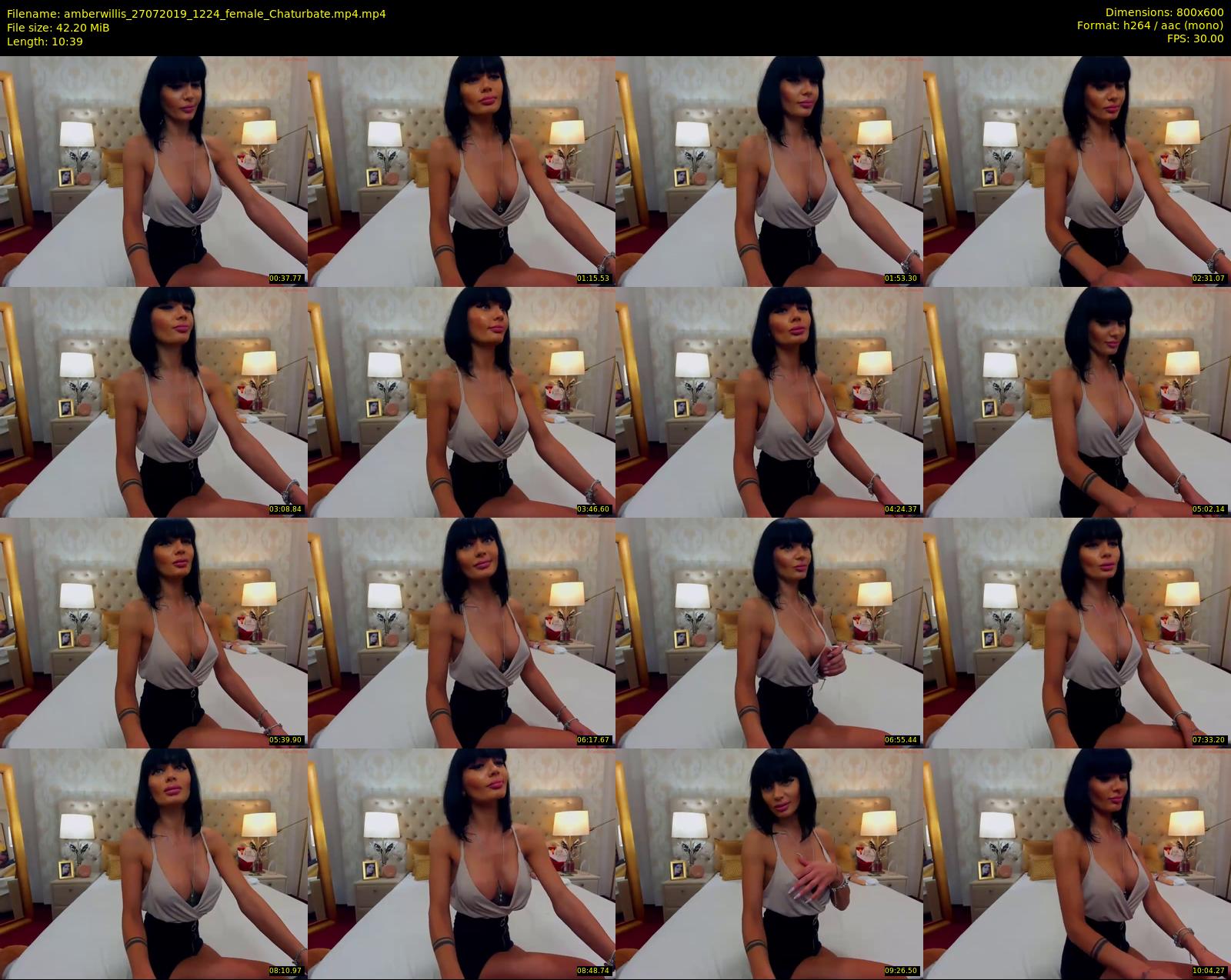 amberwillis — 11 minute Chaturbate female cam show recording, 480p, Jul 27, 2019