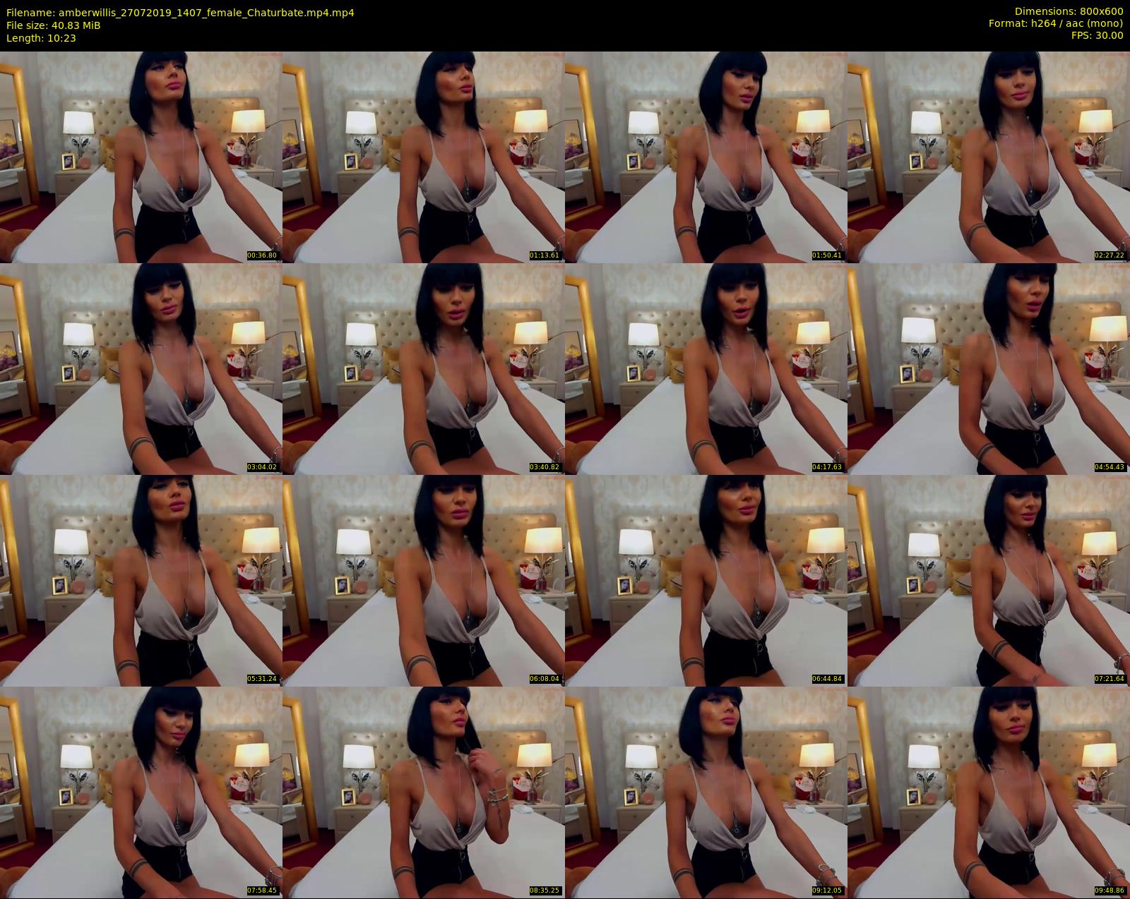 amberwillis — 11 minute Chaturbate female cam show recording, 480p, Jul 27, 2019