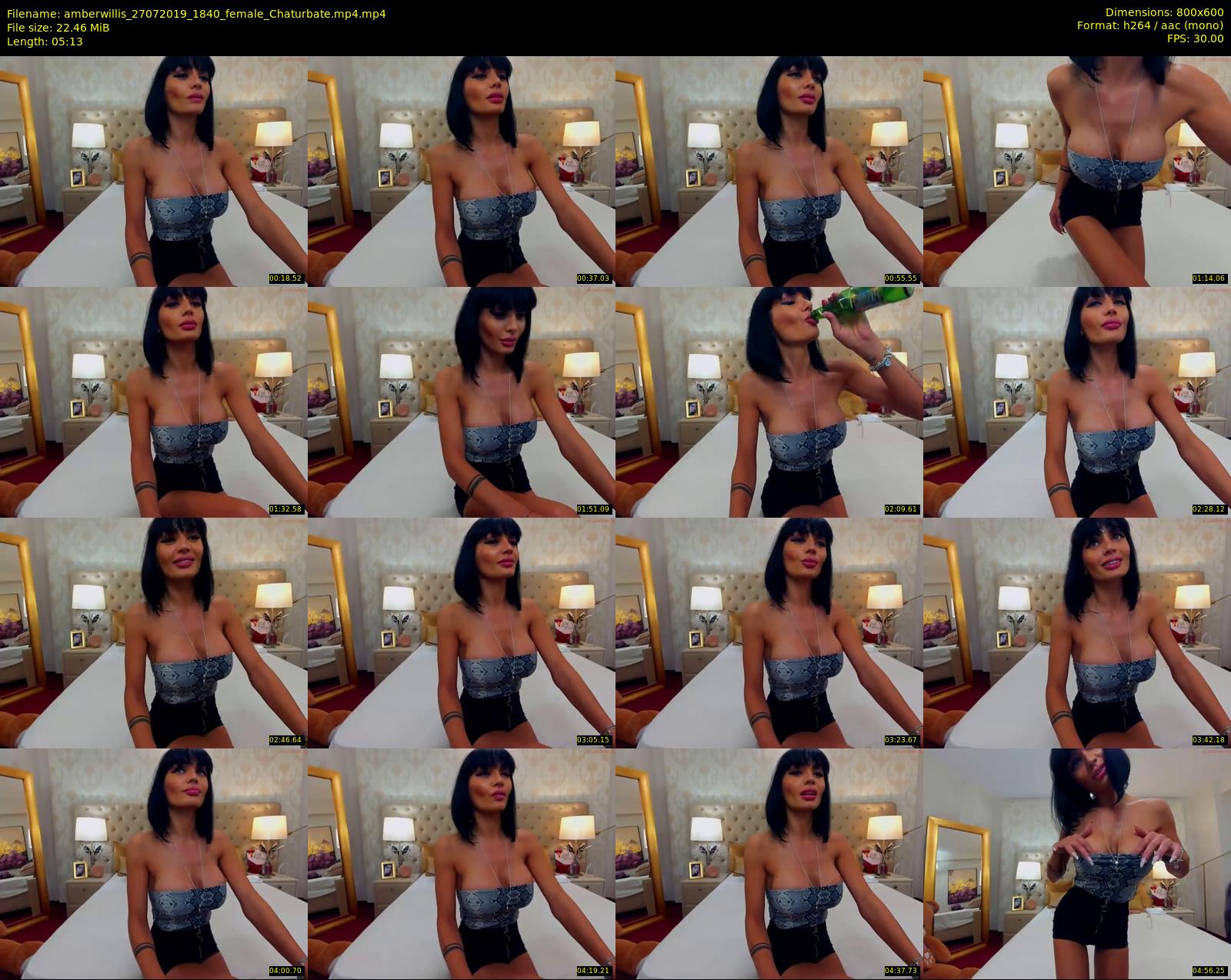 amberwillis — 6 minute Chaturbate female cam show recording, 480p, Jul 27, 2019