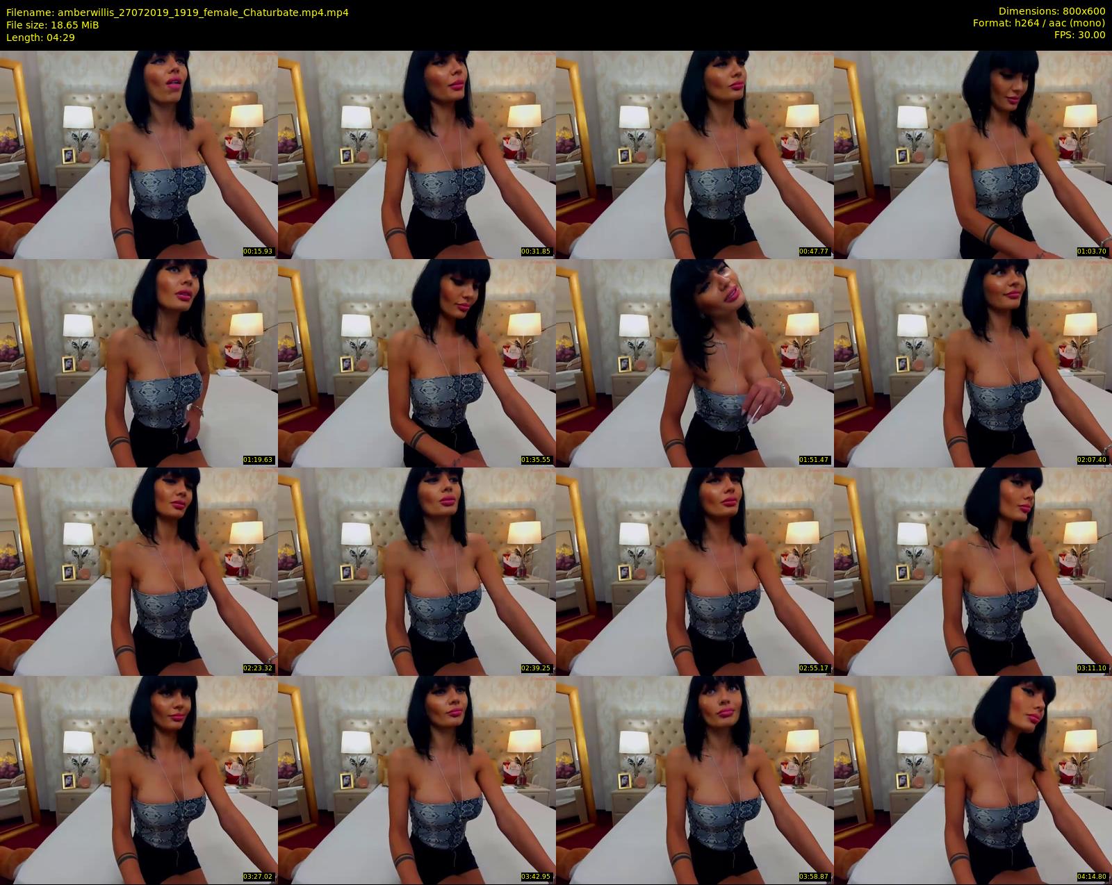 amberwillis — 5 minute Chaturbate female cam show recording, 480p, Jul 27, 2019