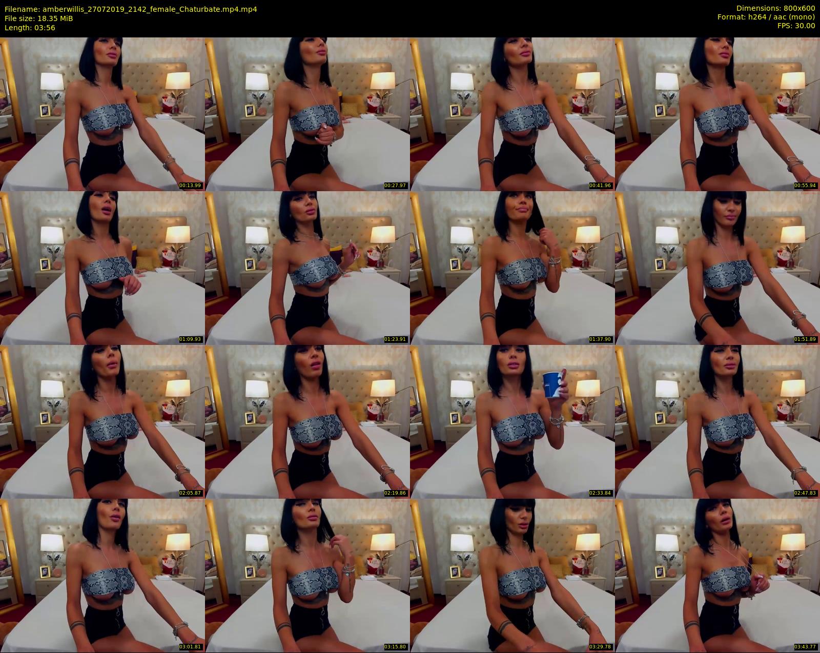 amberwillis — 4 minute Chaturbate female cam show recording, 480p, Jul 27, 2019