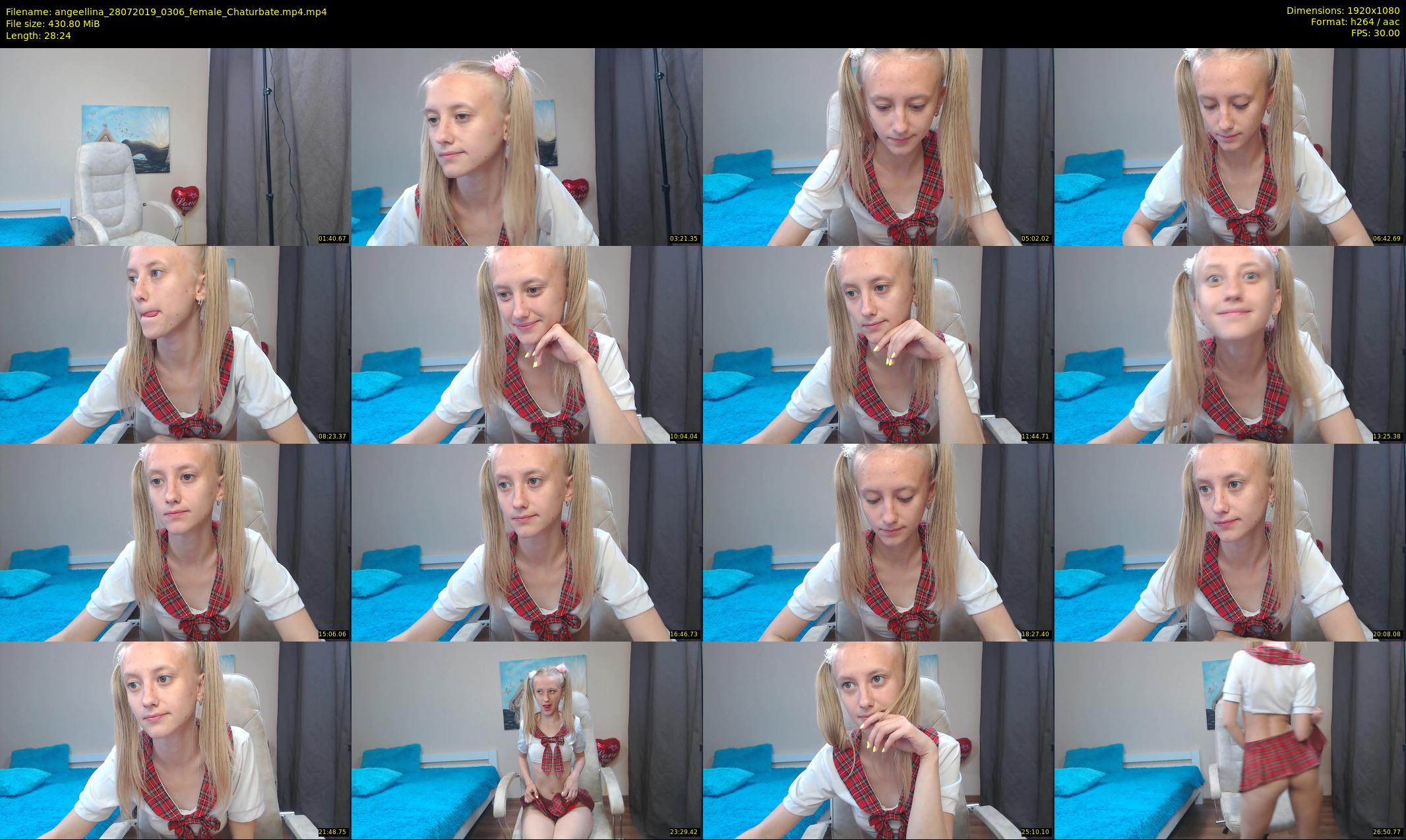 angeellina — 29 minute Chaturbate female cam show recording, 1080p, Jul 28, 2019