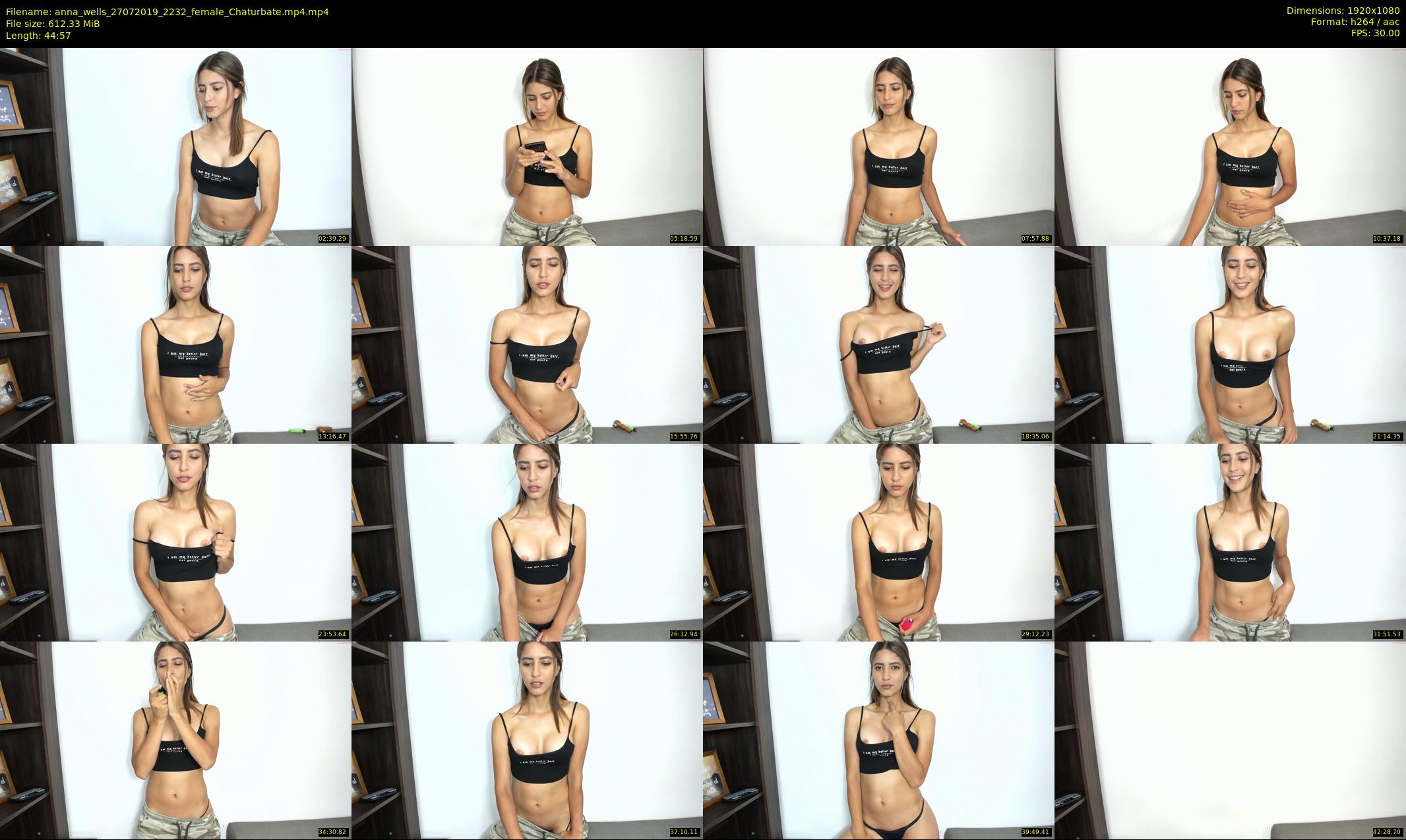 anna_wells — 45 minute Chaturbate female cam show recording, 1080p, Jul 27, 2019