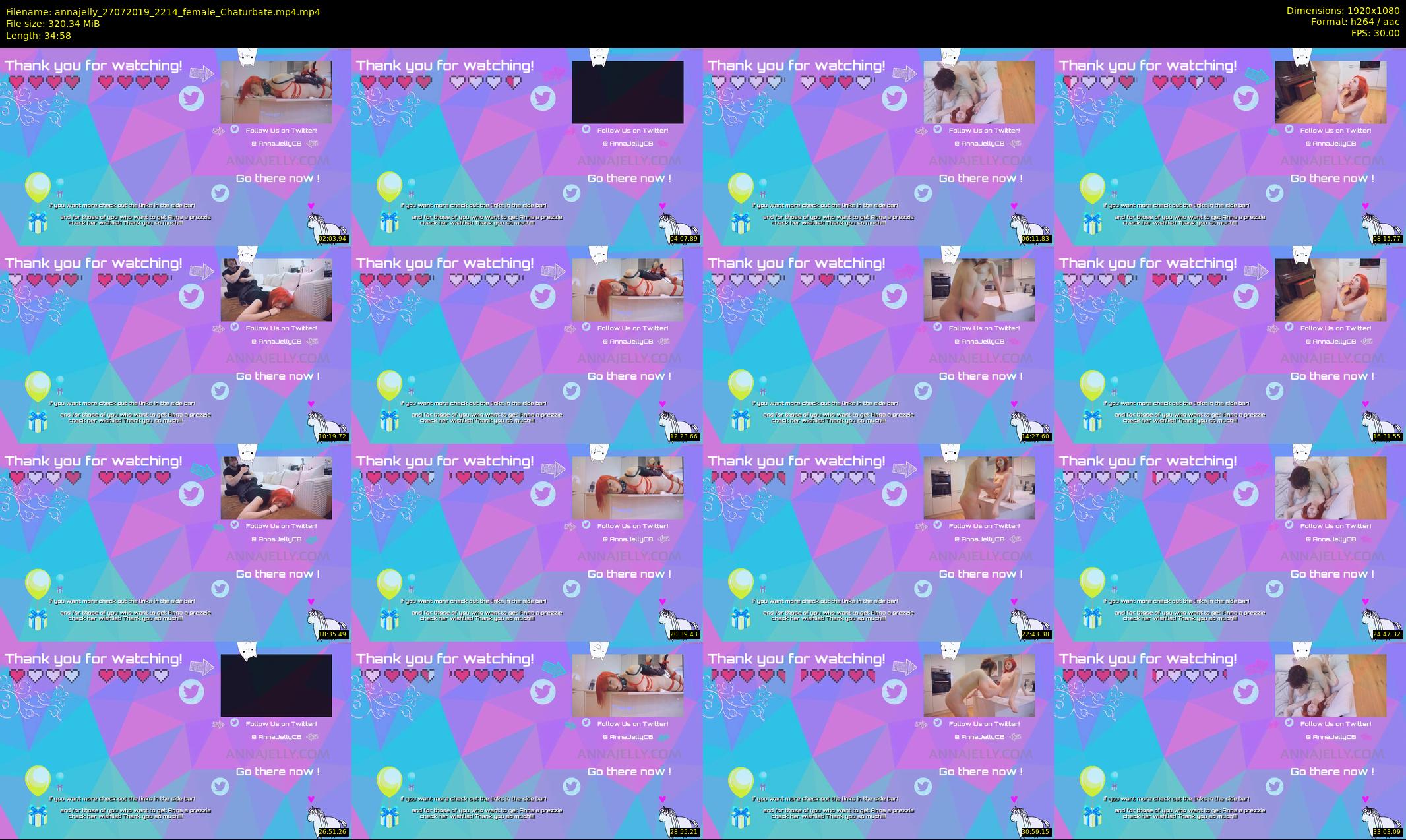 annajelly — 35 minute Chaturbate couple cam show recording, 1080p, Jul 27, 2019