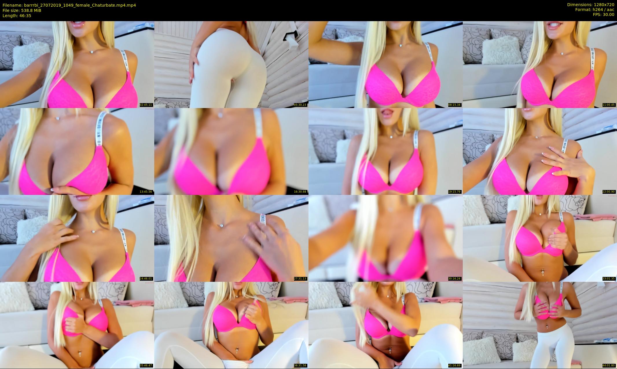 barrrbi — 47 minute Chaturbate female cam show recording, 720p, Jul 27, 2019