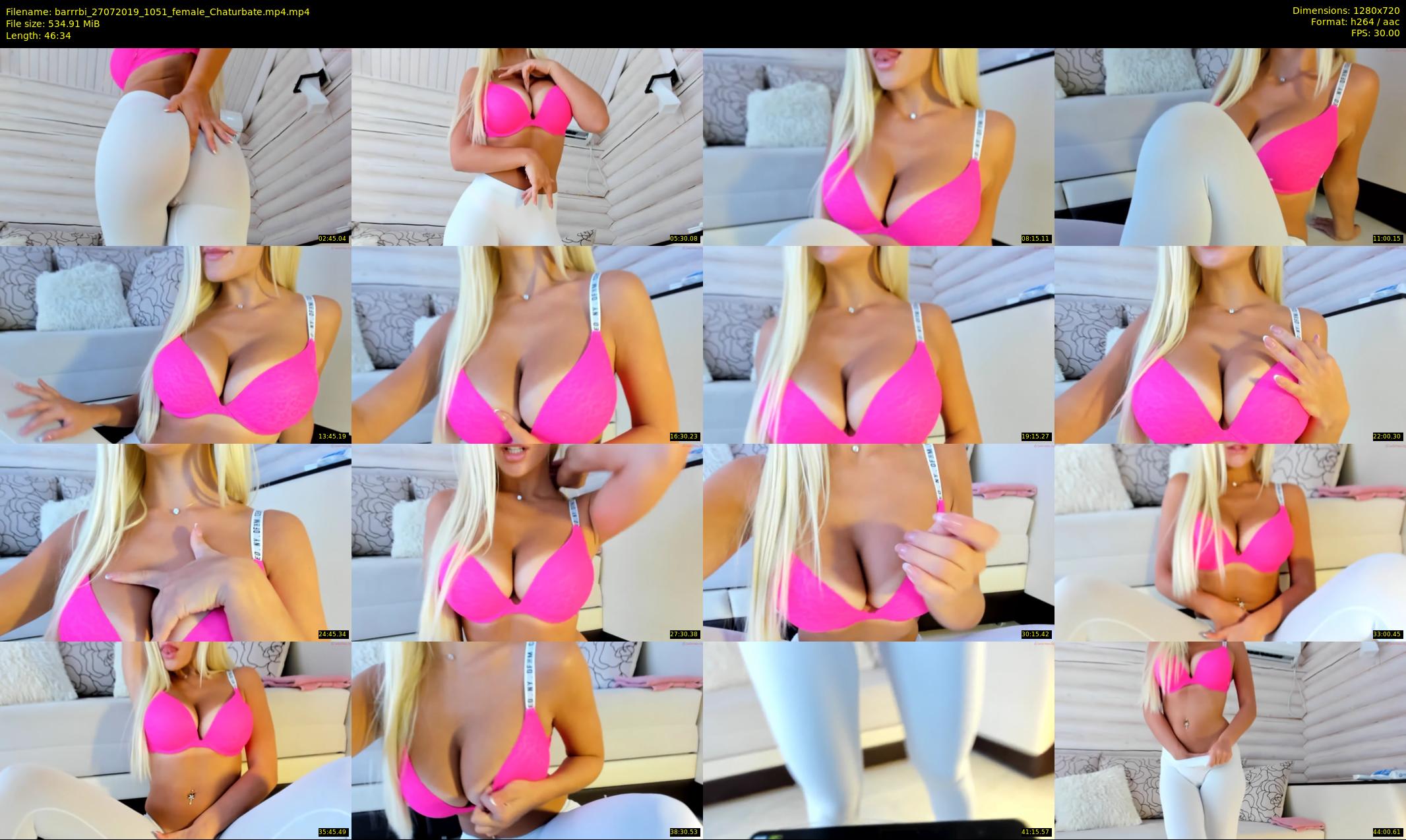 barrrbi — 47 minute Chaturbate female cam show recording, 720p, Jul 27, 2019