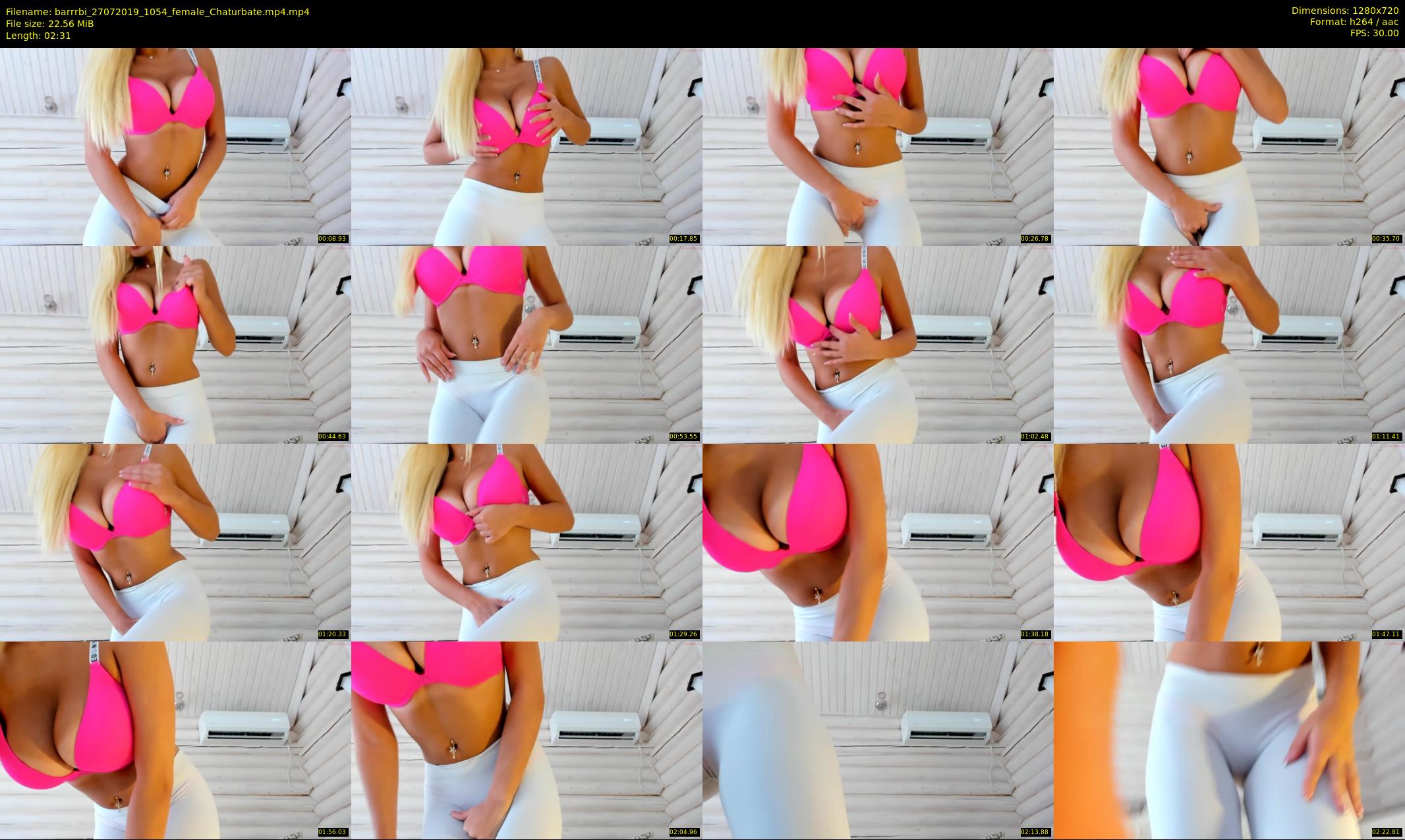 barrrbi — 3 minute Chaturbate female cam show recording, 720p, Jul 27, 2019