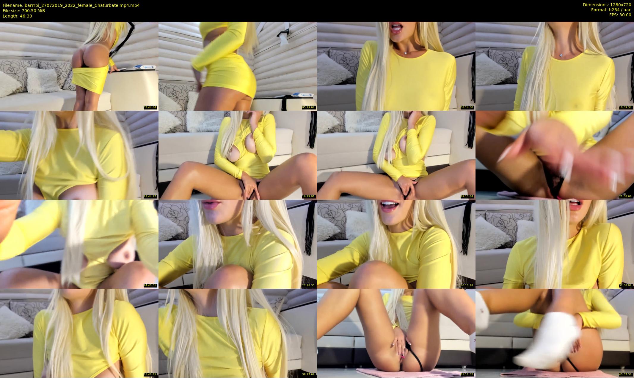 barrrbi — 47 minute Chaturbate female cam show recording, 720p, Jul 27, 2019