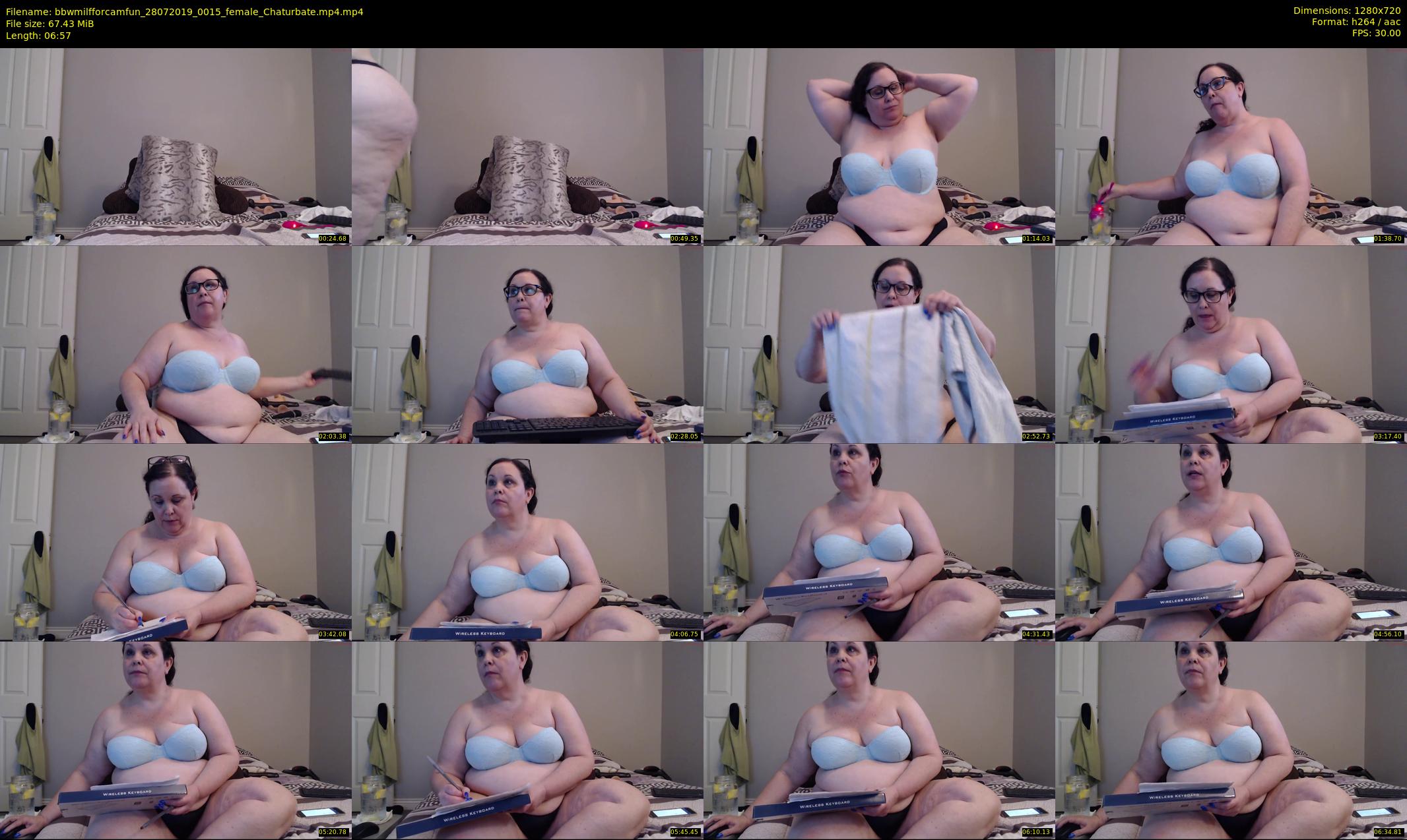 bbwmilfforcamfun — 7 minute Chaturbate female cam show recording, 720p, Jul 28, 2019