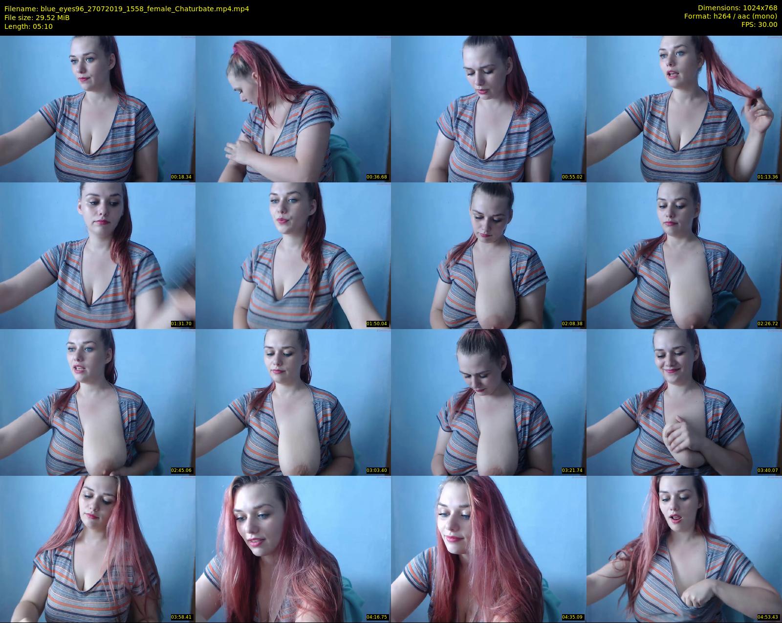 blue_eyes96 — 6 minute Chaturbate female cam show recording, 720p, Jul 27, 2019