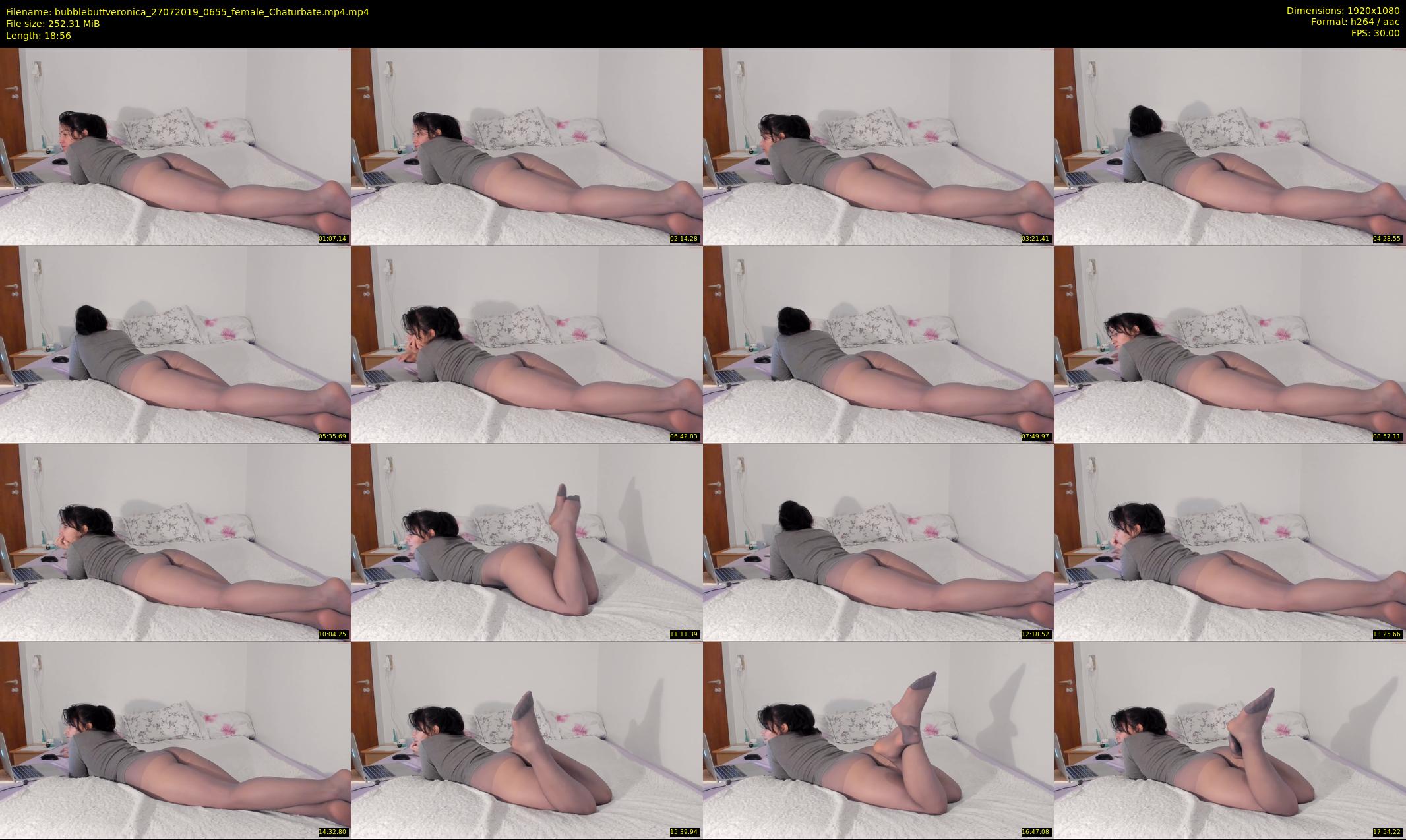 bubblebuttveronica — 19 minute Chaturbate female cam show recording, 1080p, Jul 27, 2019