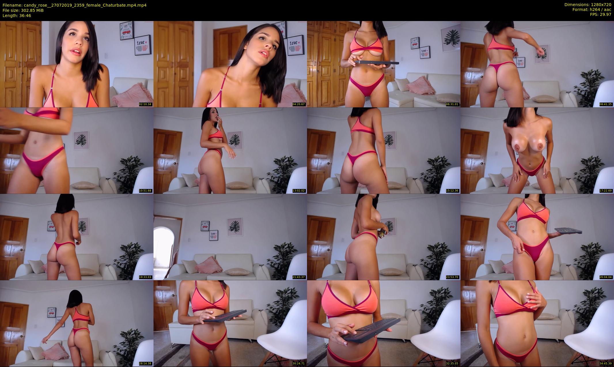 candy_rose_ — 37 minute Chaturbate female cam show recording, 720p, Jul 27, 2019