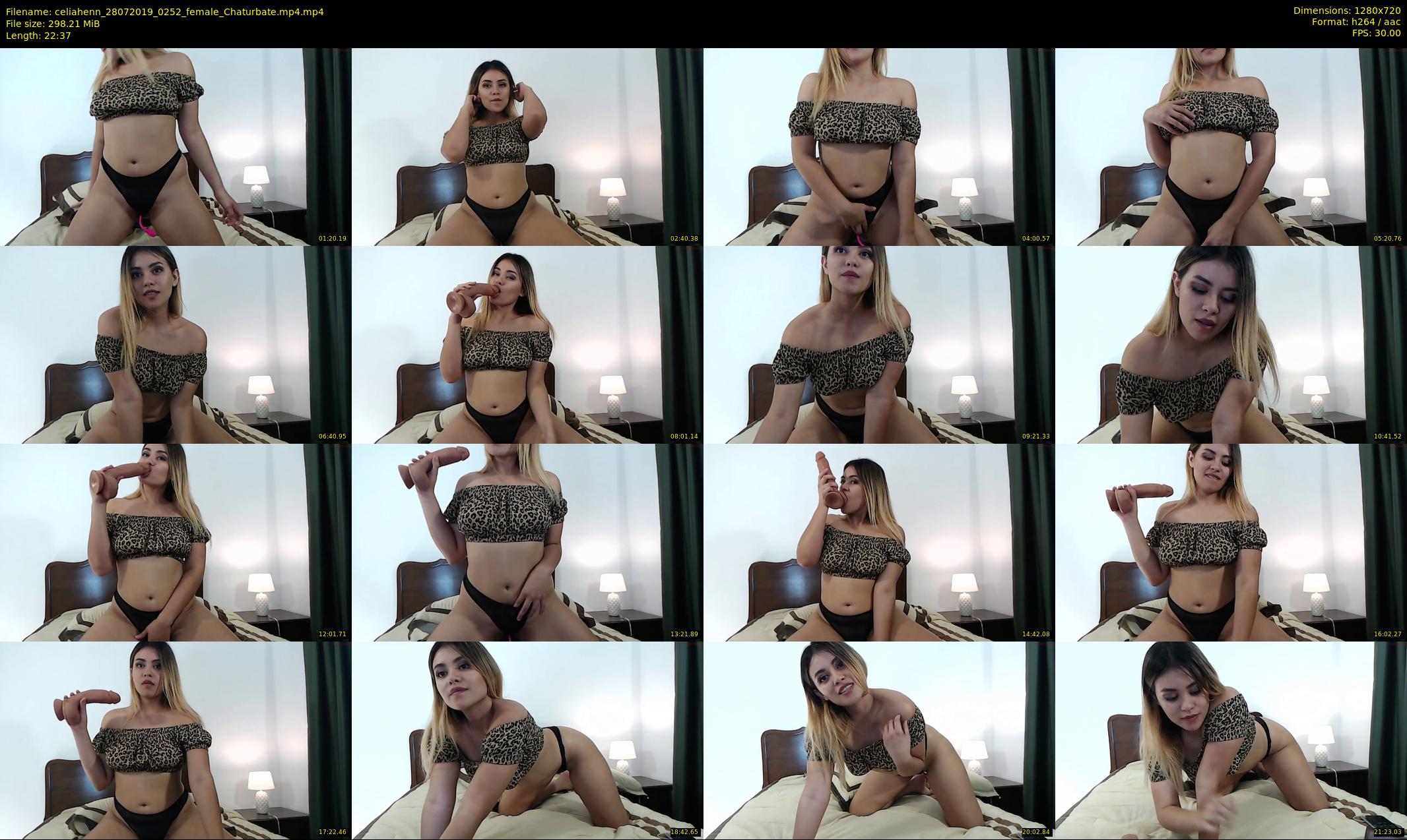 celiahenn — 23 minute Chaturbate female cam show recording, 720p, Jul 28, 2019