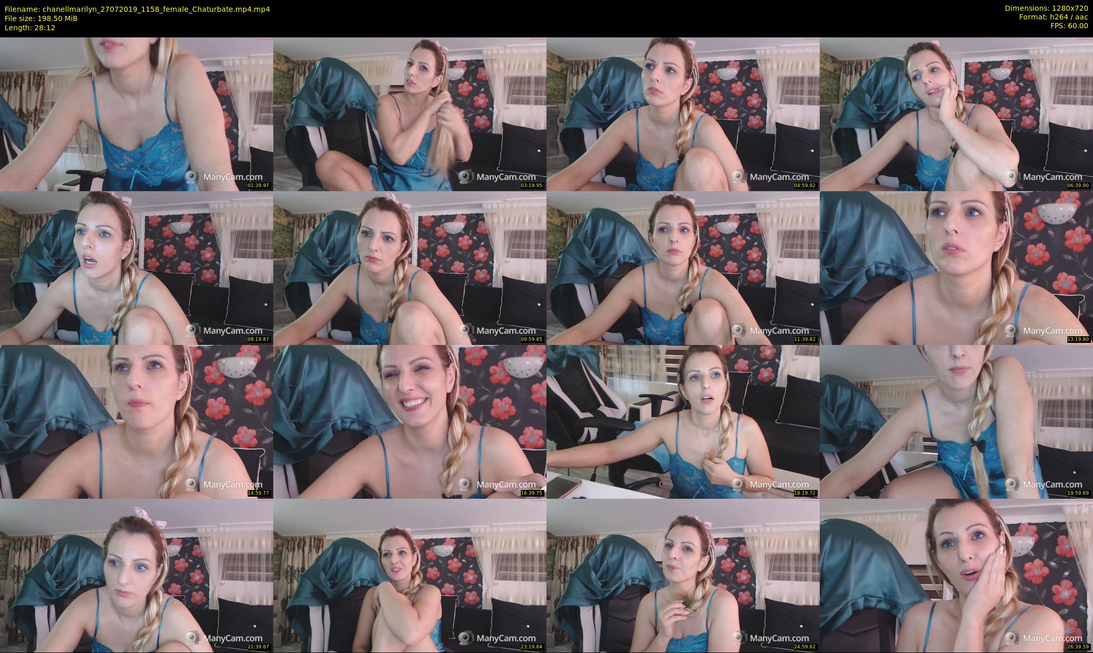 chanellmarilyn — 29 minute Chaturbate female cam show recording, 720p, Jul 27, 2019