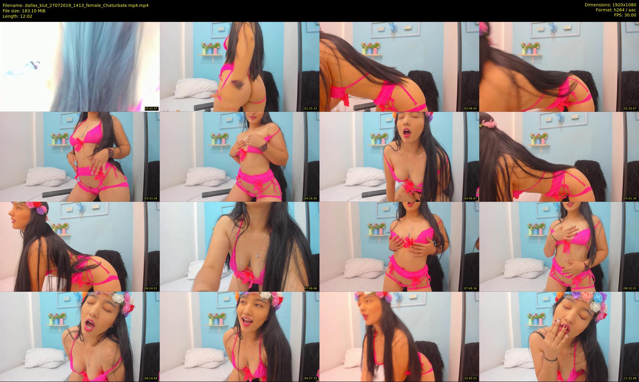 dallas_kiut — 13 minute Chaturbate female cam show recording, 1080p, Jul 27, 2019