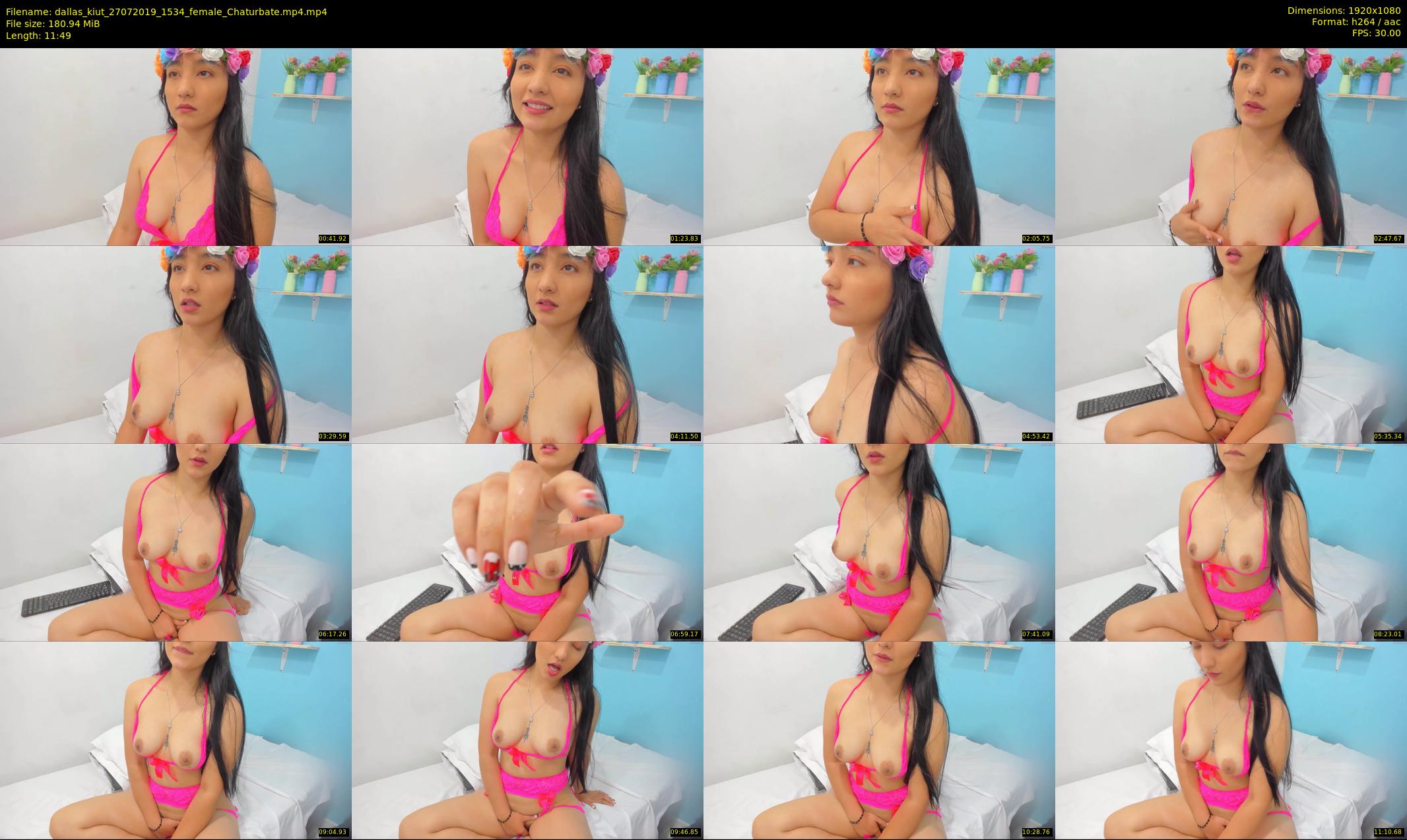 dallas_kiut — 12 minute Chaturbate female cam show recording, 1080p, Jul 27, 2019