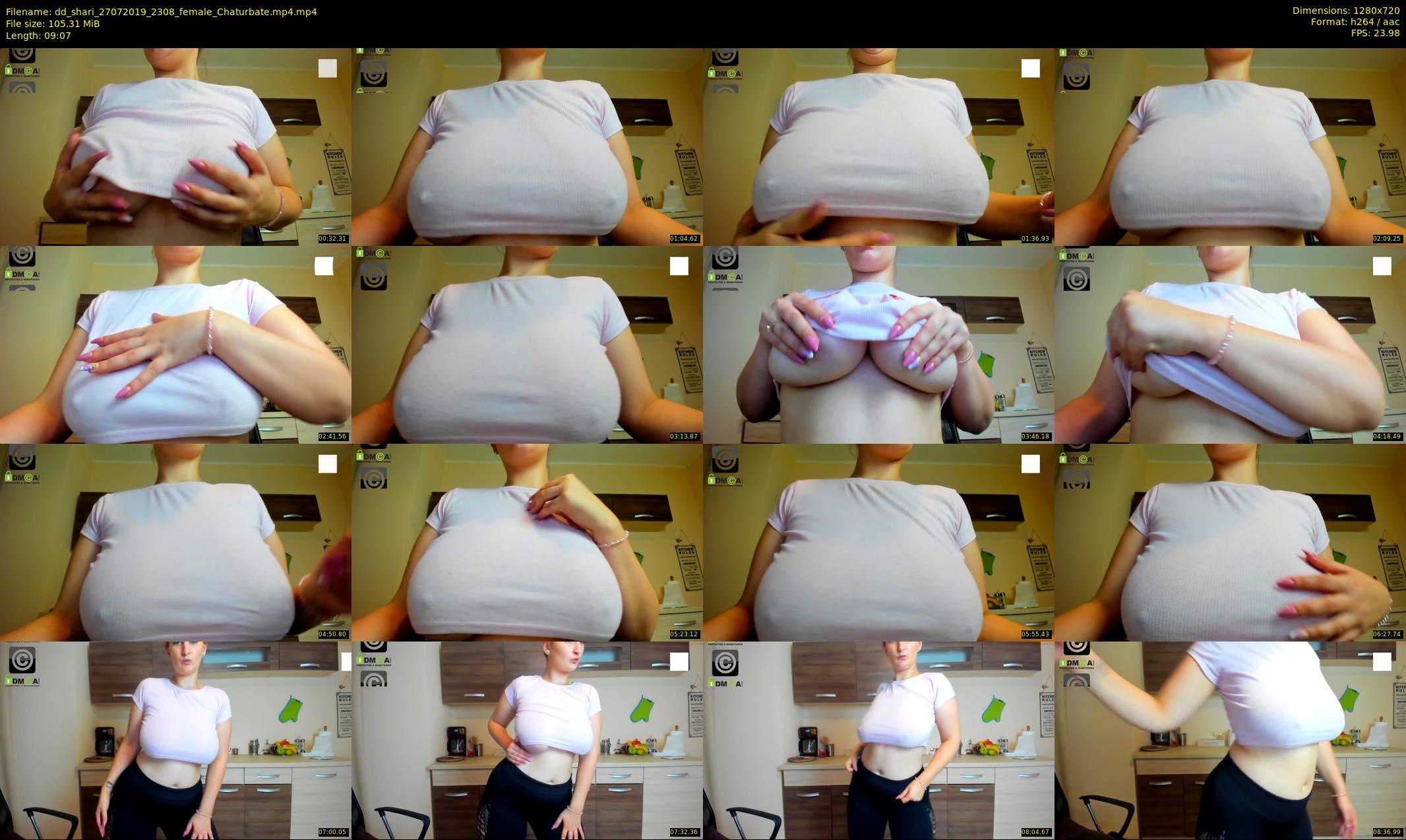 dd_shari — 10 minute Chaturbate female cam show recording, 720p, Jul 27, 2019
