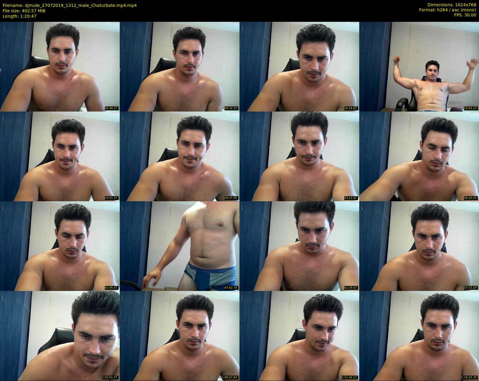 djmute — 81 minute Chaturbate male cam show recording, 720p, Jul 27, 2019