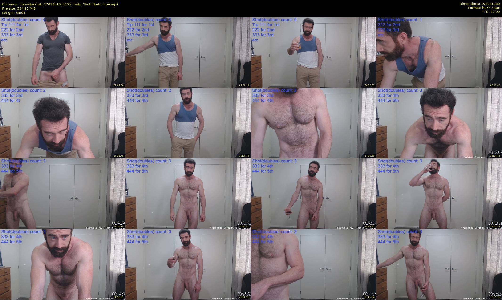 donnybasilisk — 36 minute Chaturbate male cam show recording, 1080p, Jul 27, 2019