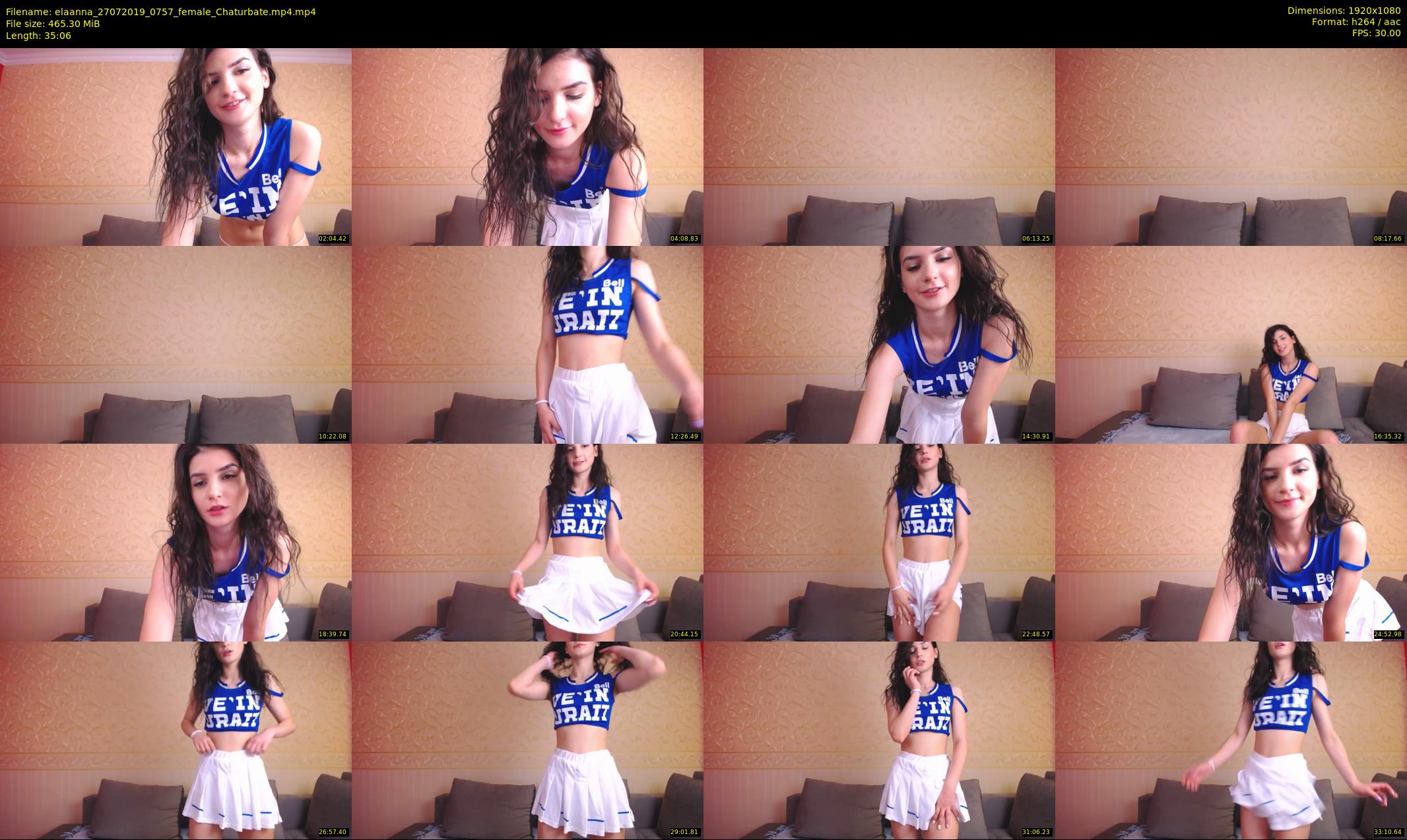 elaanna — 36 minute Chaturbate female cam show recording, 1080p, Jul 27, 2019