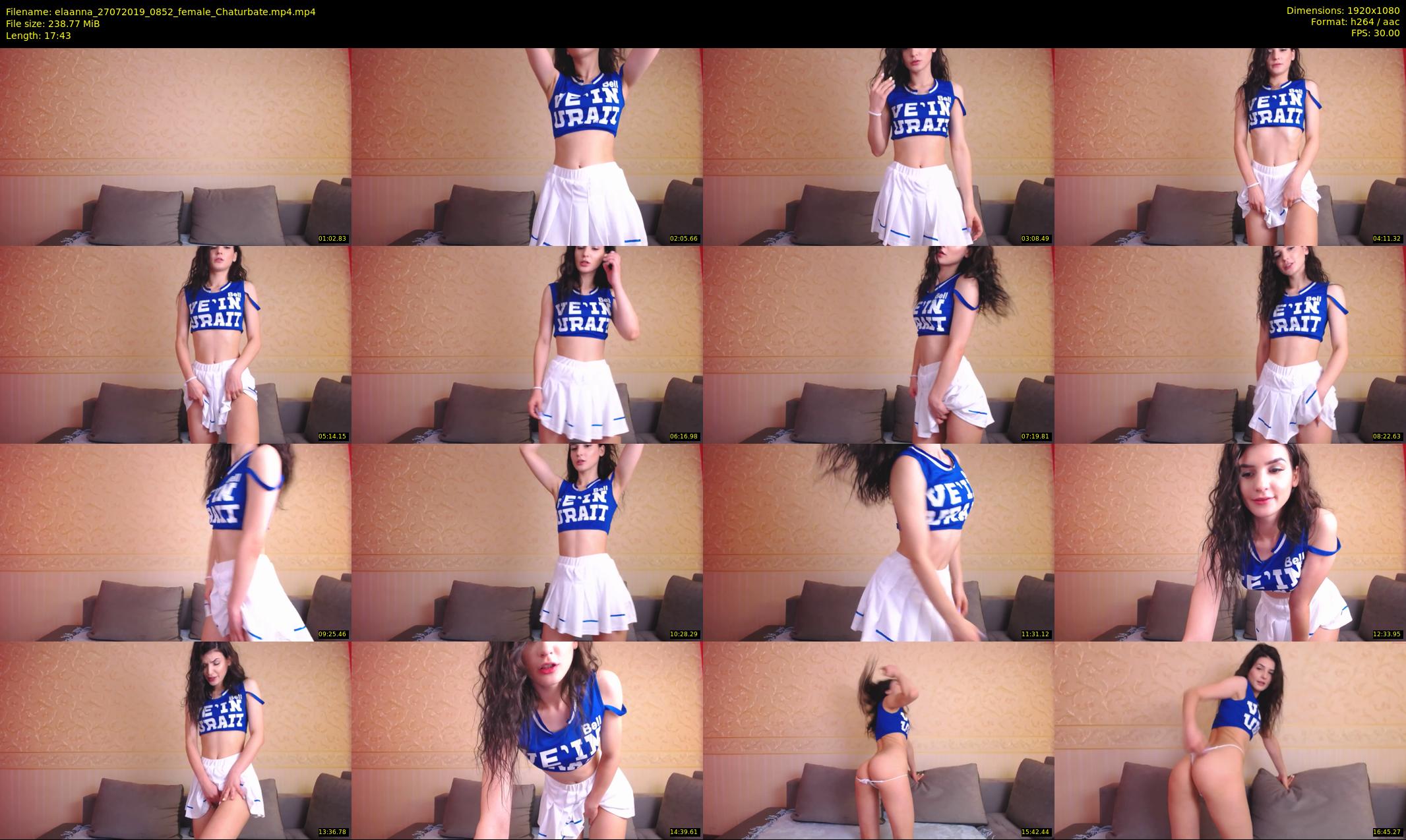 elaanna — 18 minute Chaturbate female cam show recording, 1080p, Jul 27, 2019