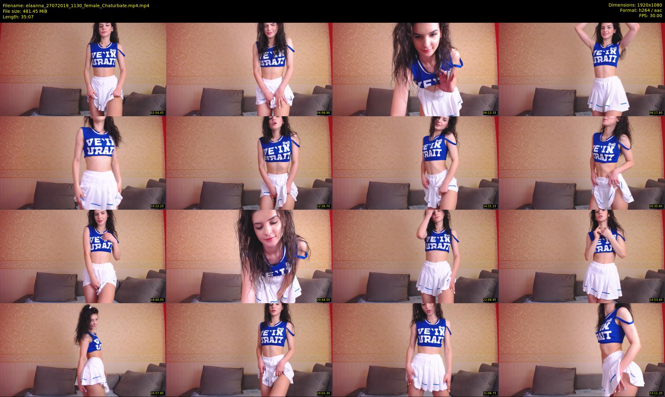 elaanna — 36 minute Chaturbate female cam show recording, 1080p, Jul 27, 2019
