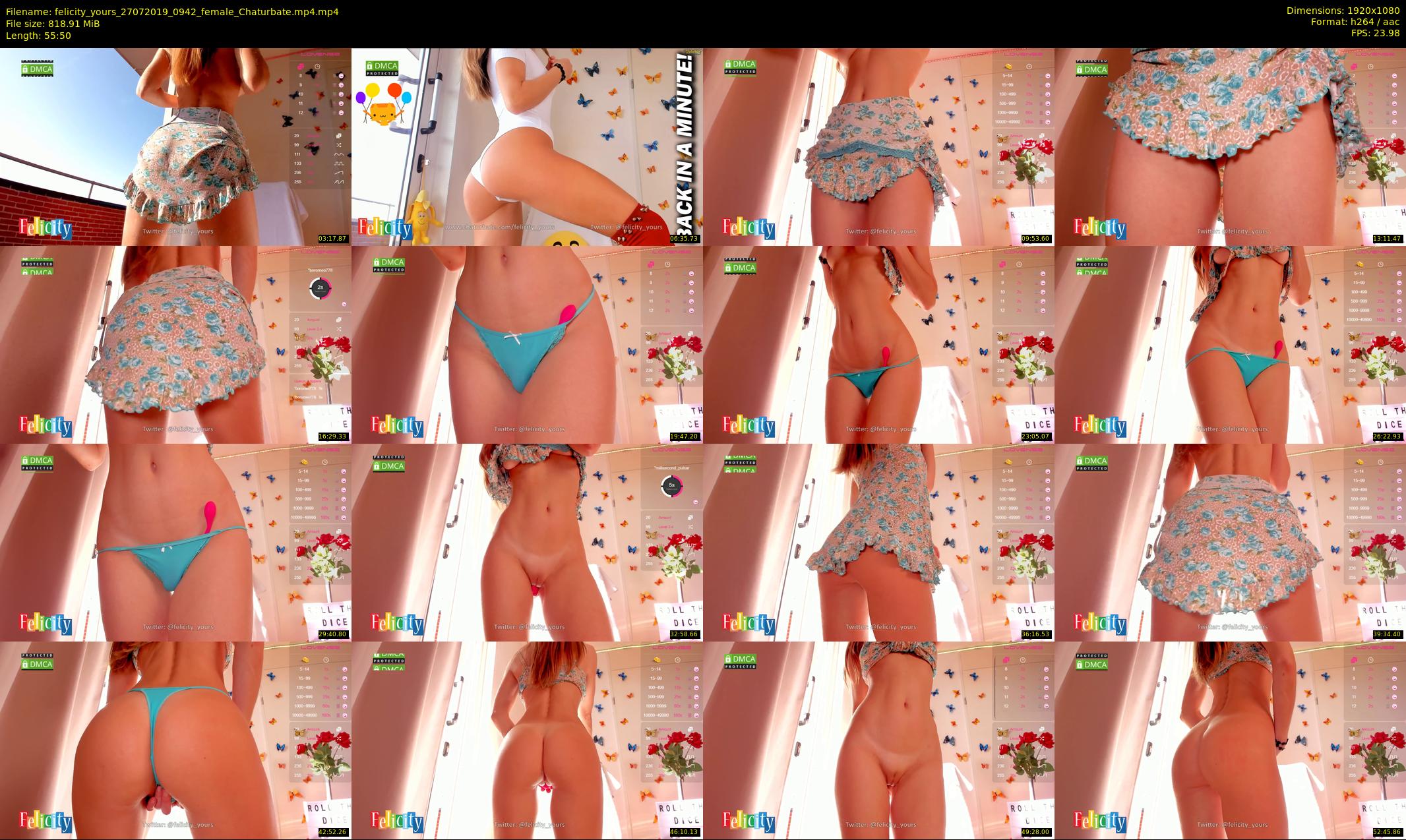 felicity_yours — 56 minute Chaturbate female cam show recording, 1080p, Jul 27, 2019