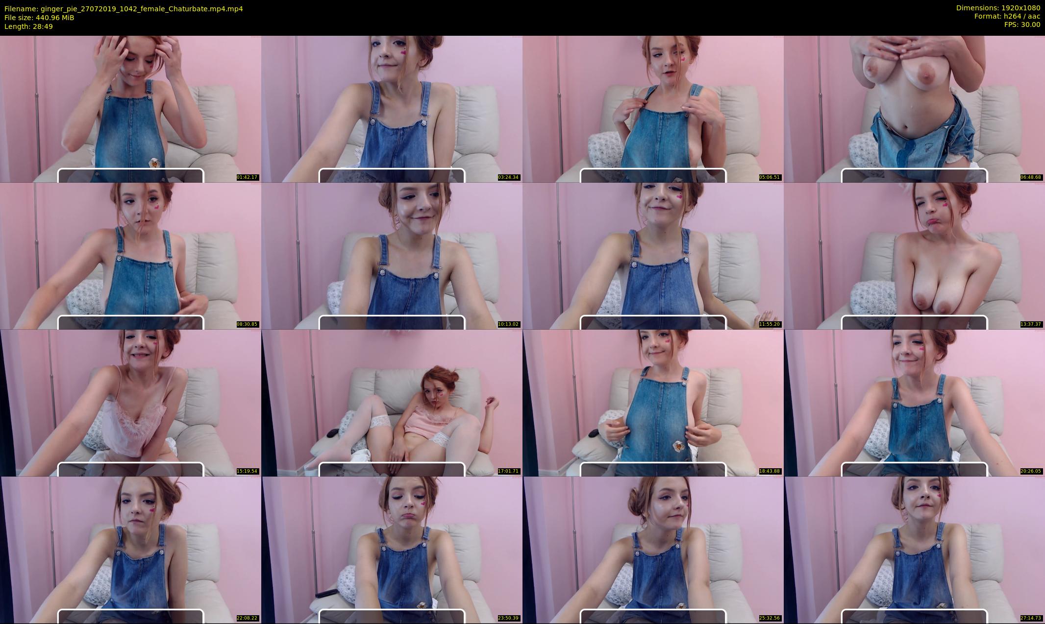 ginger_pie — 29 minute Chaturbate female cam show recording, 1080p, Jul 27, 2019