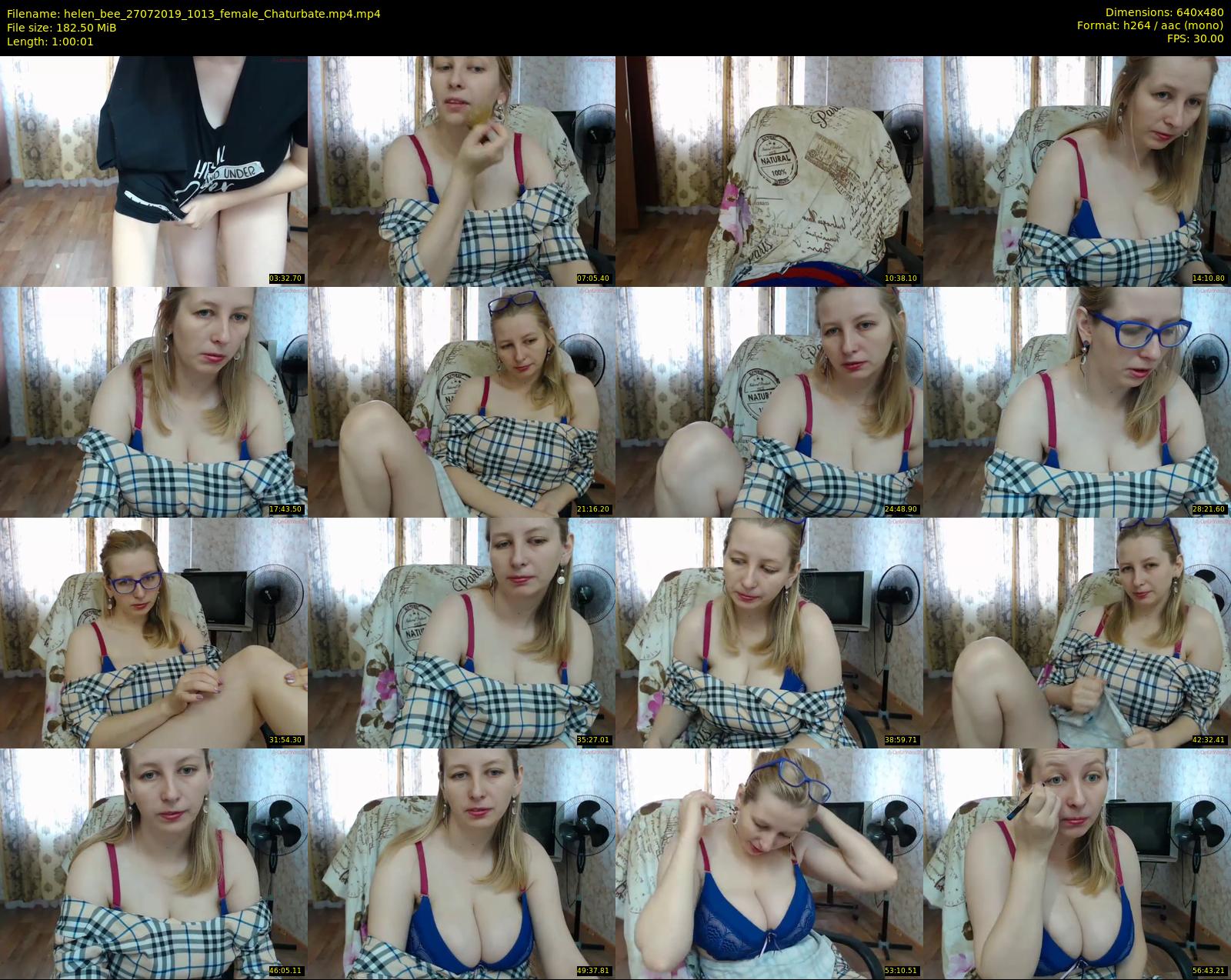 helen_bee — 61 minute Chaturbate female cam show recording, 480p, Jul 27, 2019
