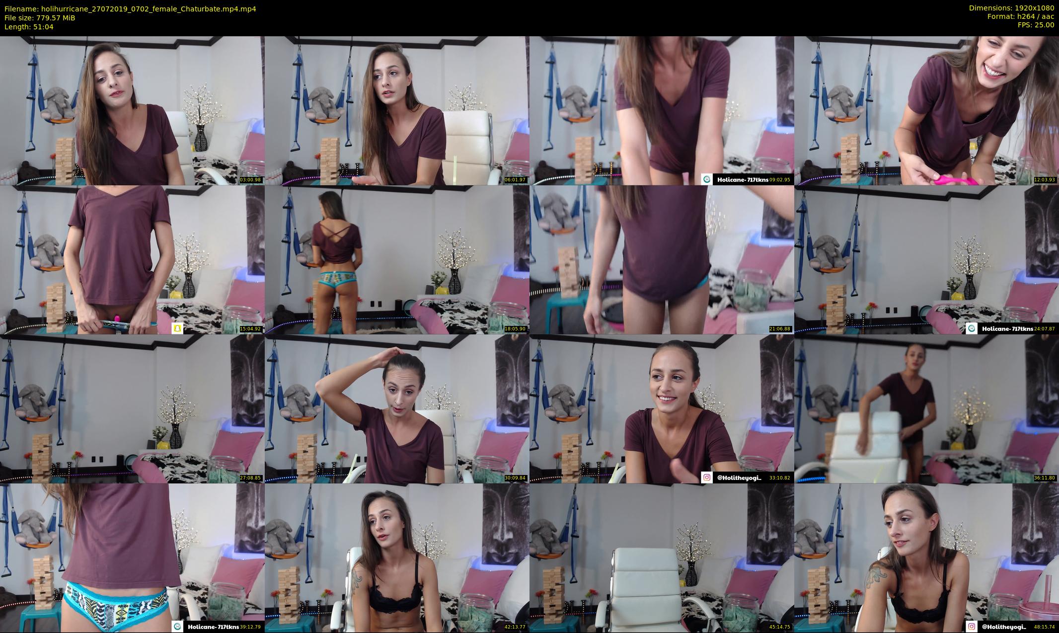 holihurricane — 52 minute Chaturbate female cam show recording, 1080p, Jul 27, 2019