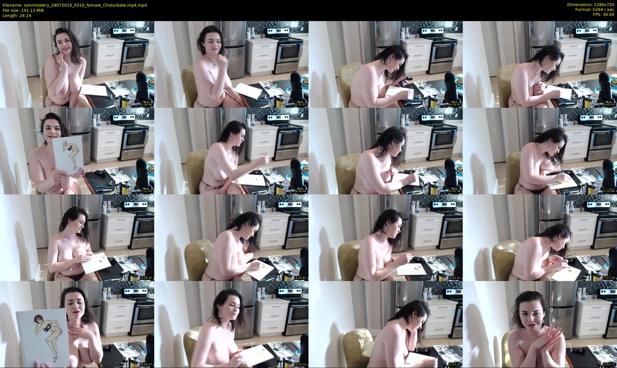 iammisstery — 25 minute Chaturbate female cam show recording, 720p, Jul 28, 2019