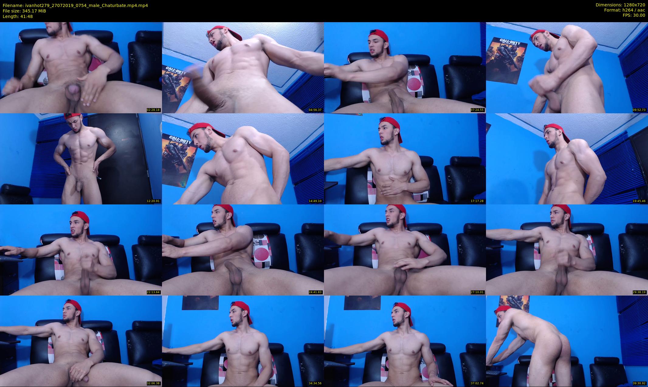 ivanhot279 — 42 minute Chaturbate male cam show recording, 720p, Jul 27, 2019