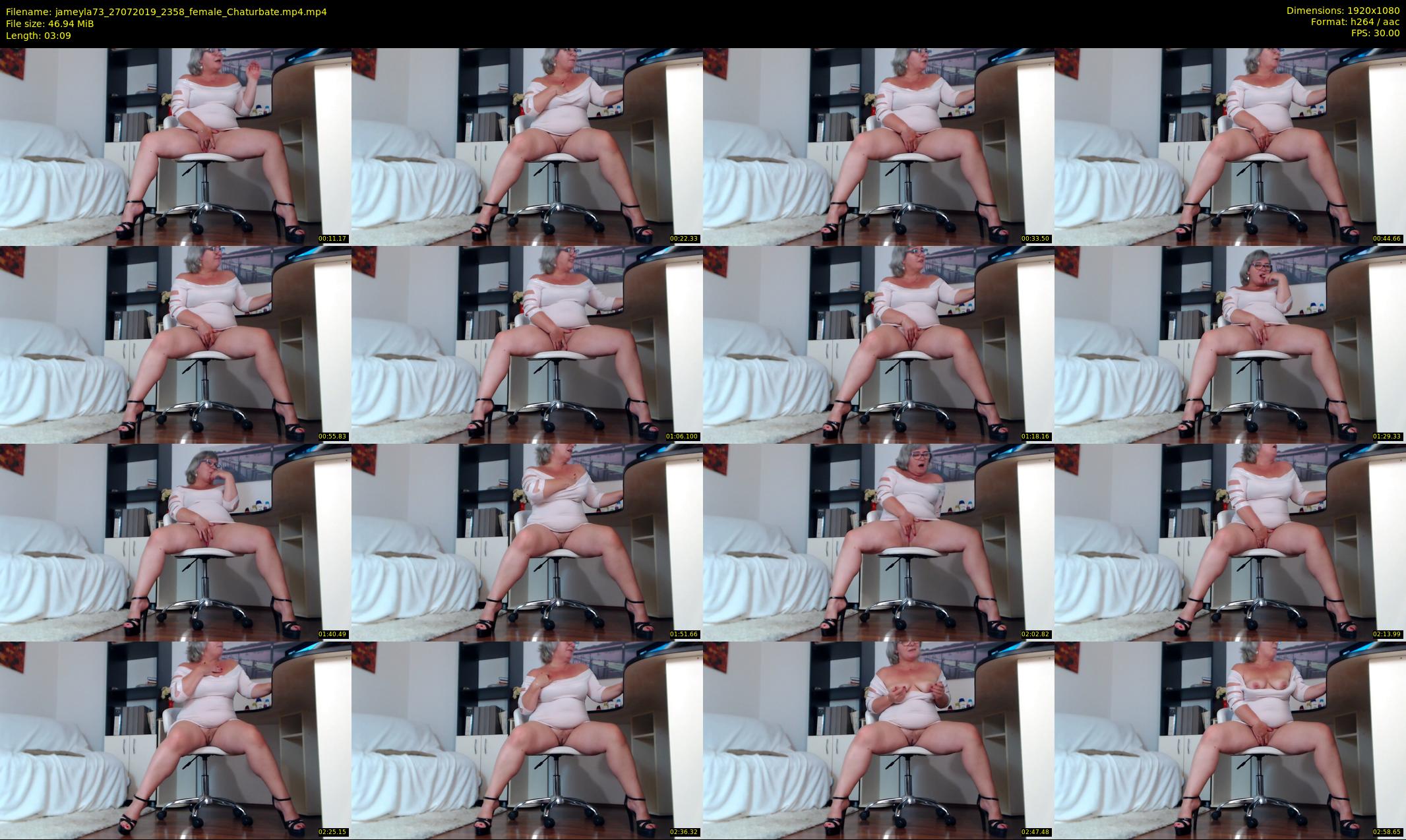 jameyla73 — 4 minute Chaturbate female cam show recording, 1080p, Jul 27, 2019