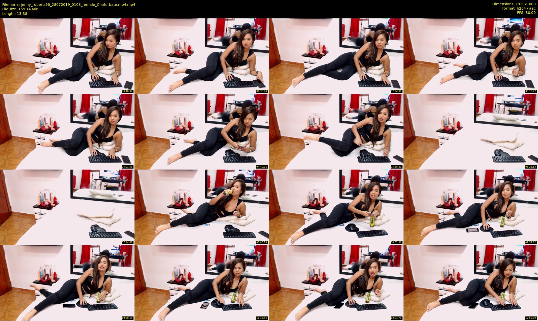 jenny_roberts96 — 14 minute Chaturbate female cam show recording, 1080p, Jul 28, 2019