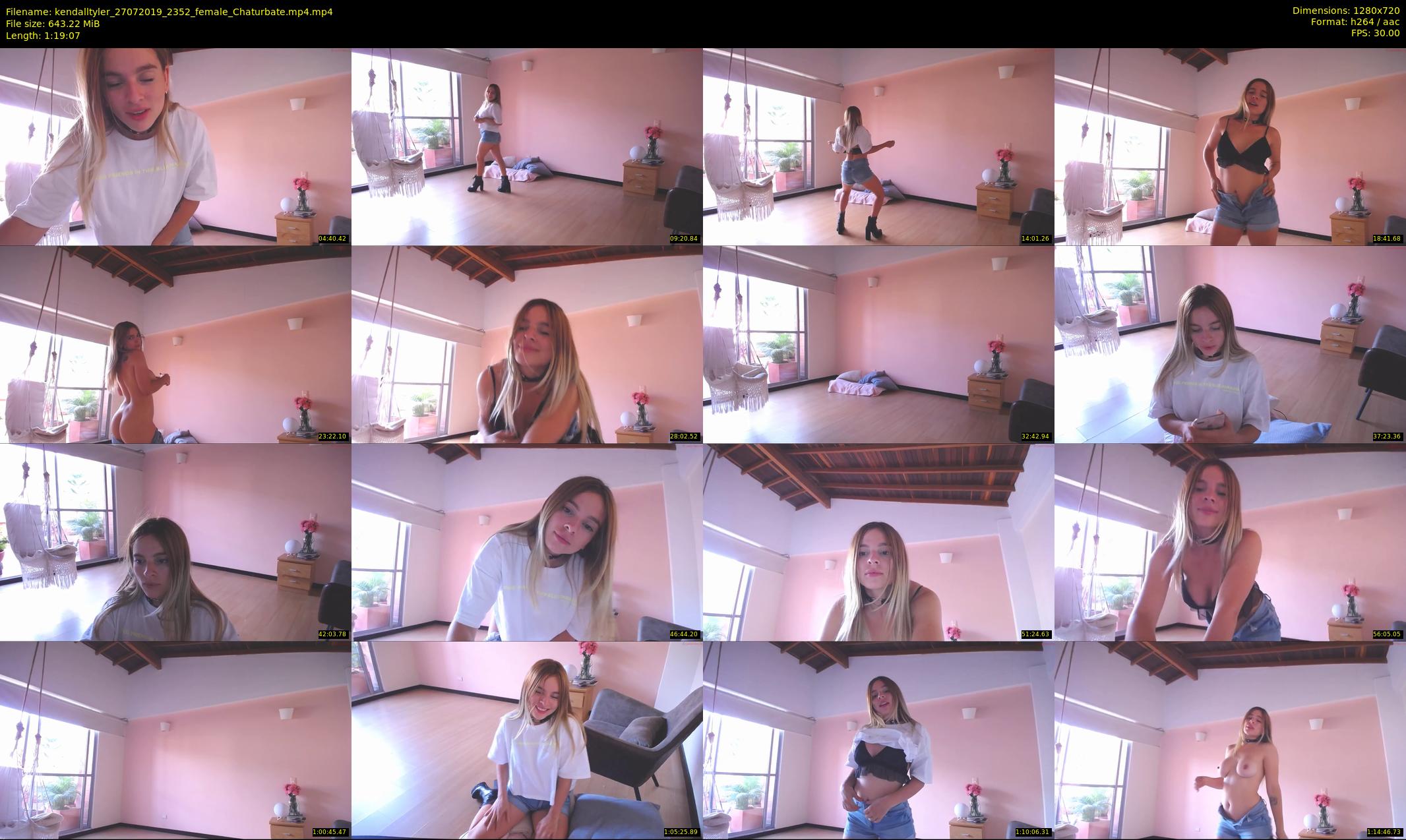 kendalltyler — 80 minute Chaturbate female cam show recording, 720p, Jul 27, 2019