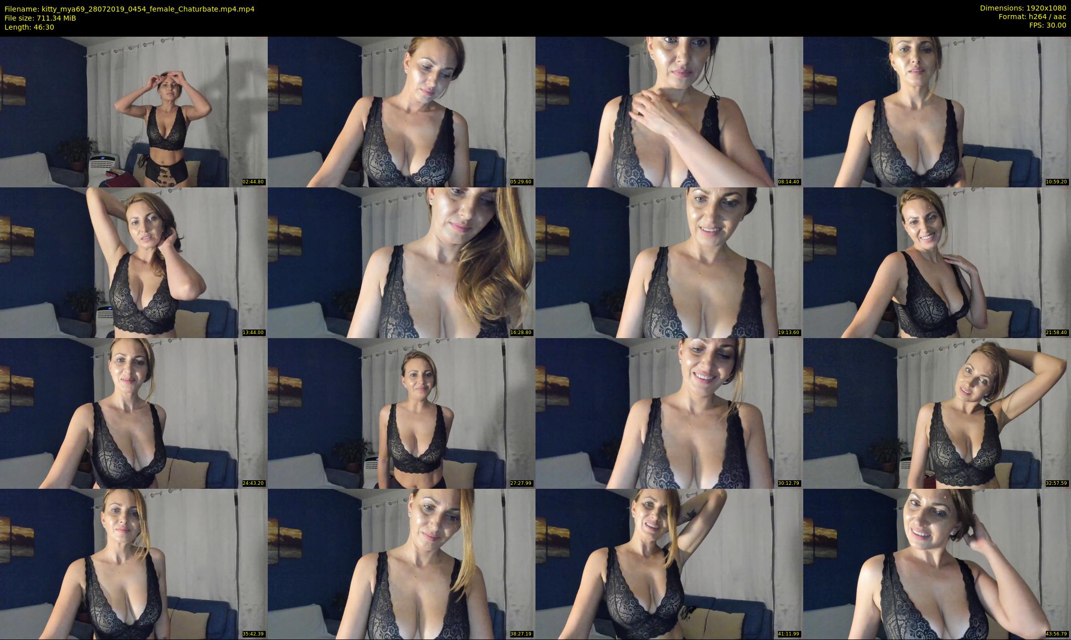kitty_mya69 — 47 minute Chaturbate female cam show recording, 1080p, Jul 28, 2019
