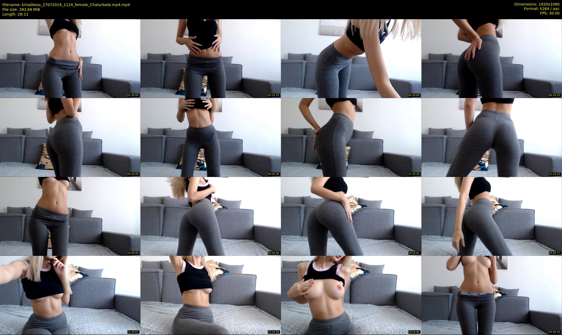 kriss0leoo — 29 minute Chaturbate couple cam show recording, 1080p, Jul 27, 2019