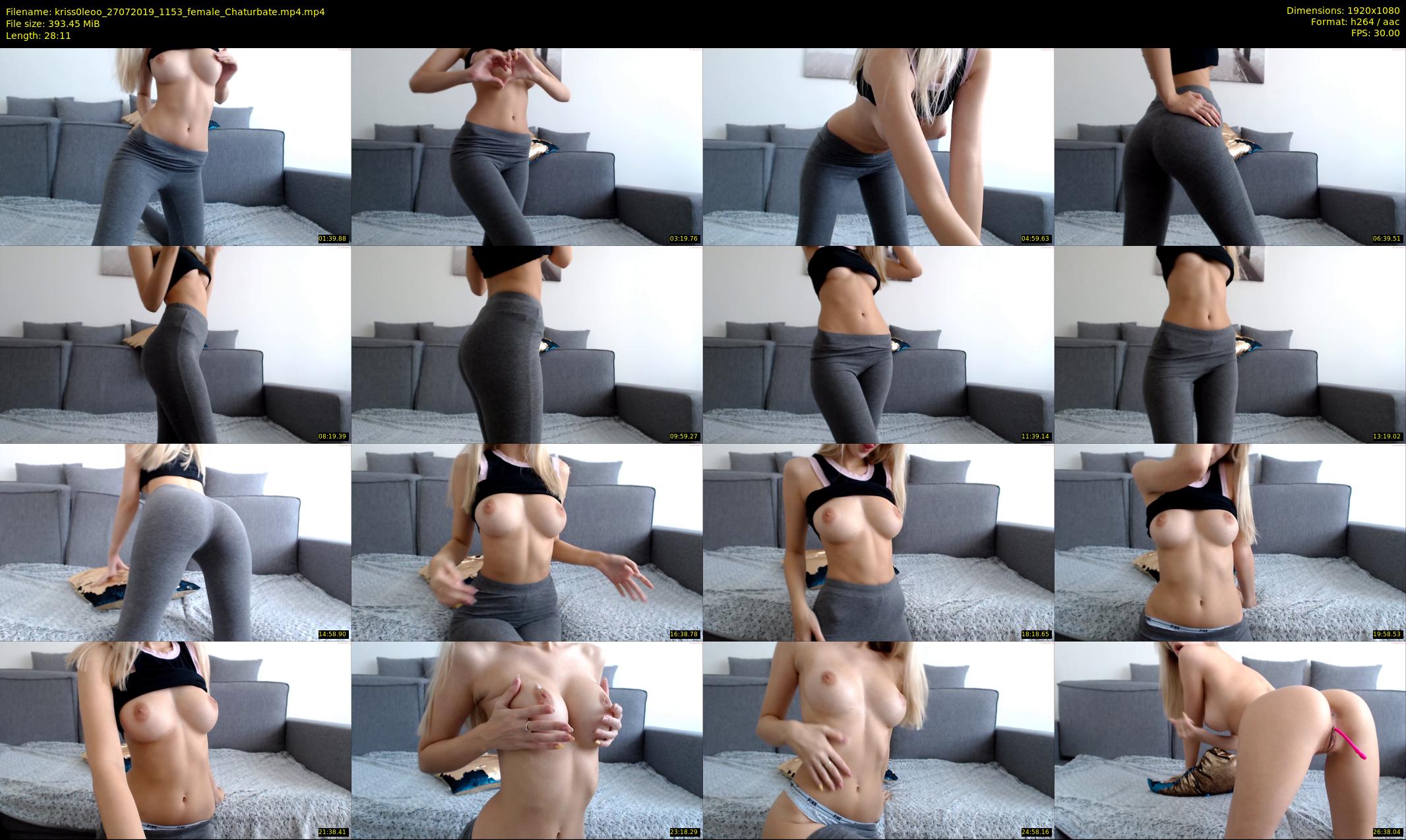 kriss0leoo — 29 minute Chaturbate couple cam show recording, 1080p, Jul 27, 2019