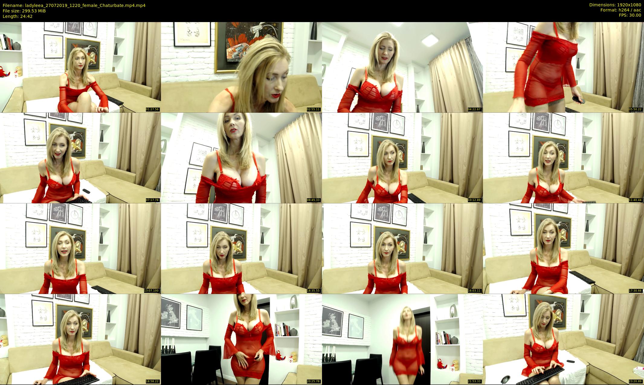 ladyleea — 25 minute Chaturbate female cam show recording, 1080p, Jul 27, 2019