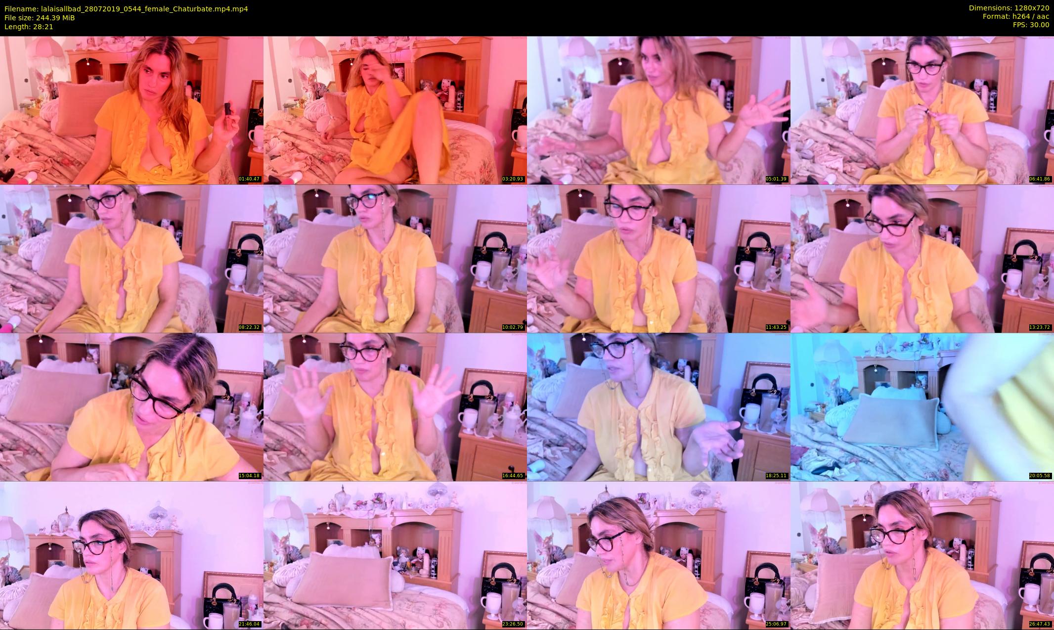 lalaisallbad — 29 minute Chaturbate female cam show recording, 720p, Jul 28, 2019