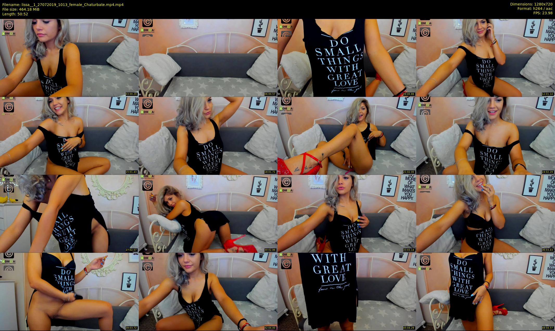 lissa__1 — 51 minute Chaturbate female cam show recording, 720p, Jul 27, 2019