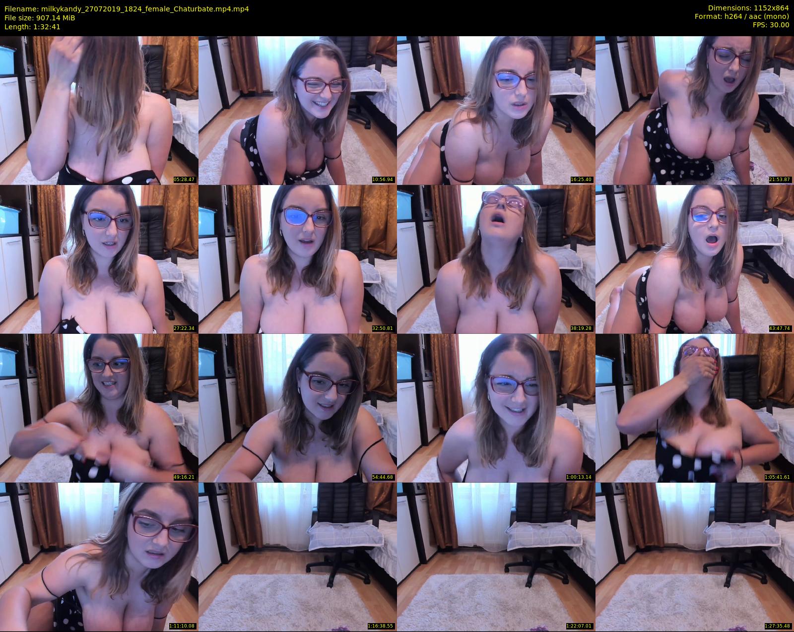 milkykandy — 93 minute Chaturbate female cam show recording, 720p, Jul 27, 2019