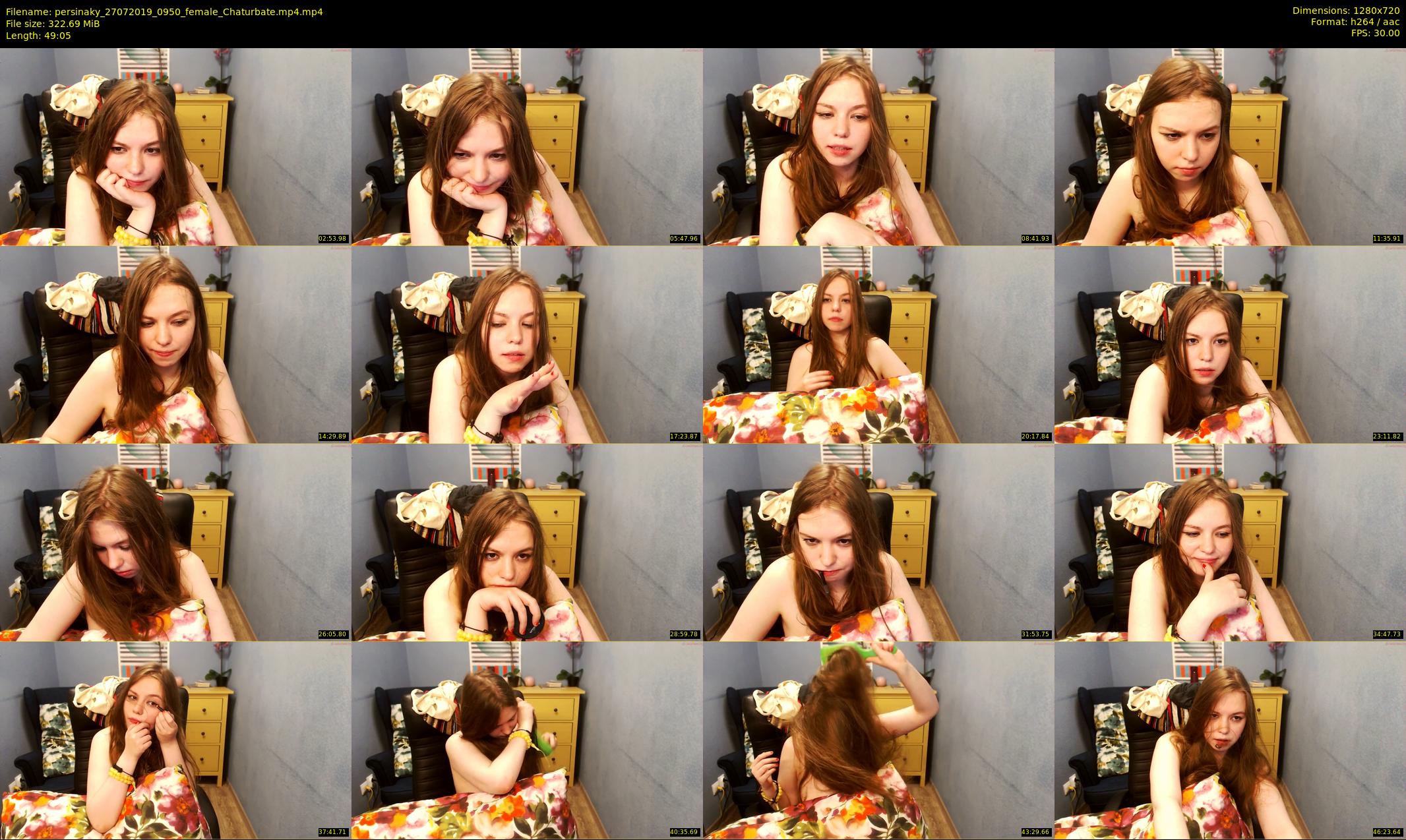 persinaky — 50 minute Chaturbate female cam show recording, 720p, Jul 27, 2019