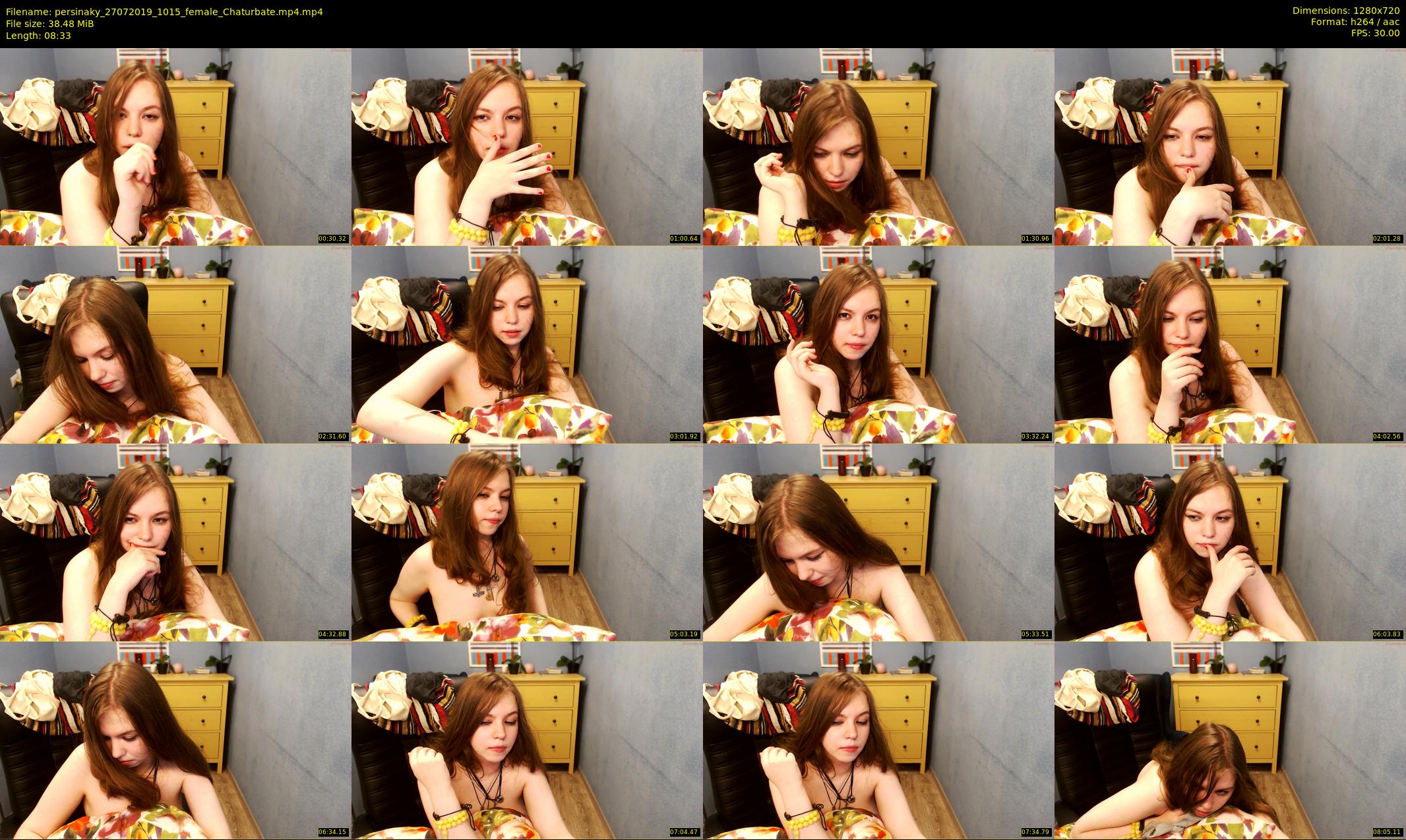 persinaky — 9 minute Chaturbate female cam show recording, 720p, Jul 27, 2019