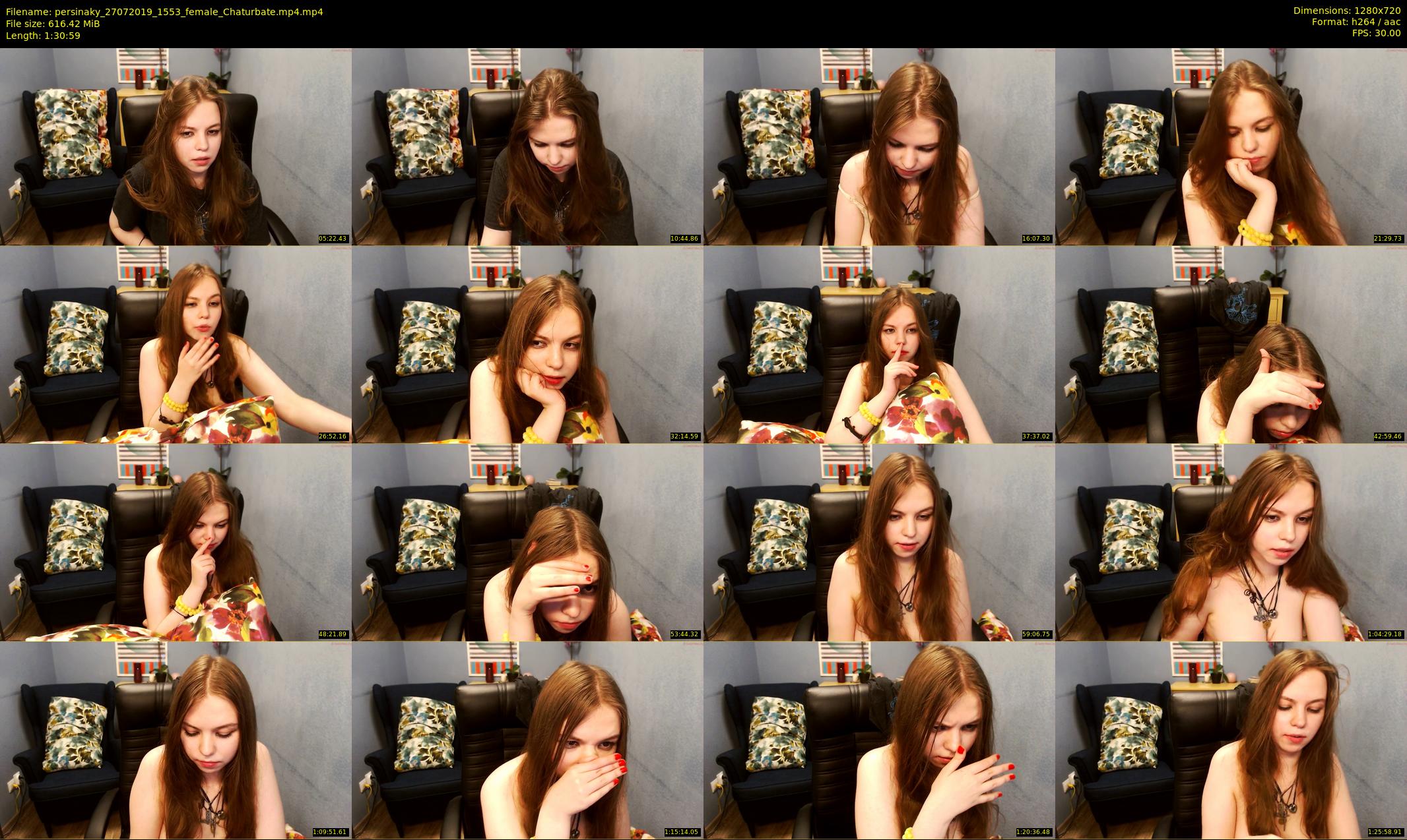 persinaky — 91 minute Chaturbate female cam show recording, 720p, Jul 27, 2019
