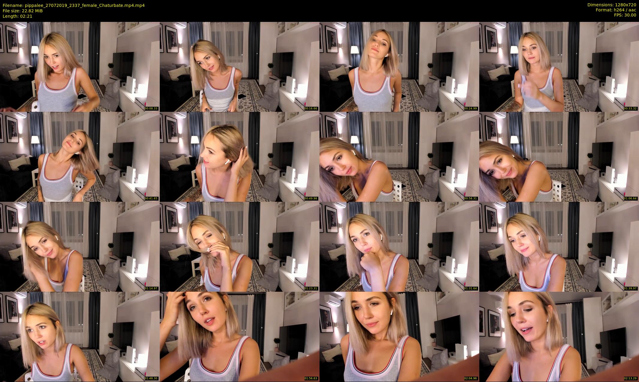 pippalee — 3 minute Chaturbate female cam show recording, 720p, Jul 27, 2019