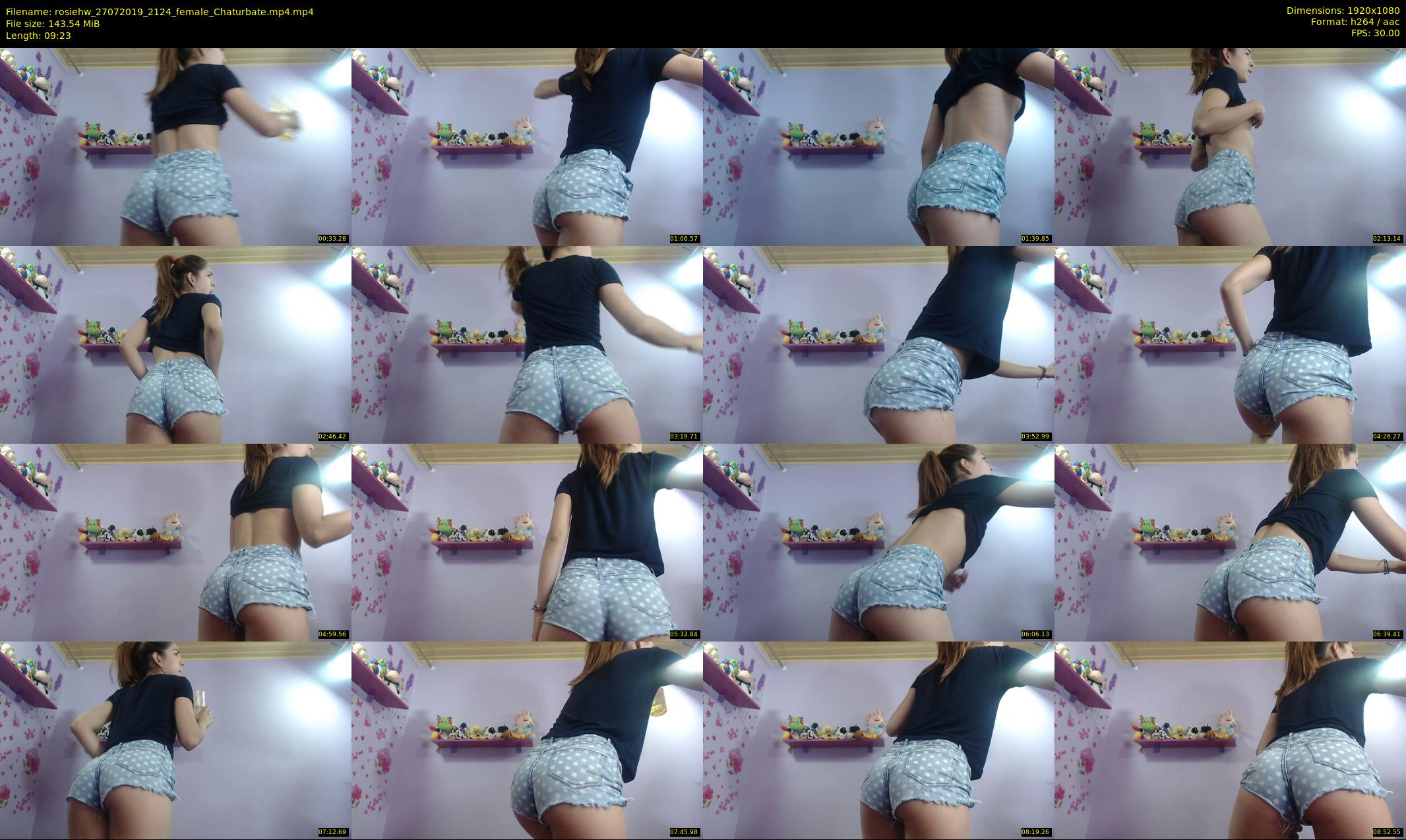 rosiehw — 10 minute Chaturbate couple cam show recording, 1080p, Jul 27, 2019