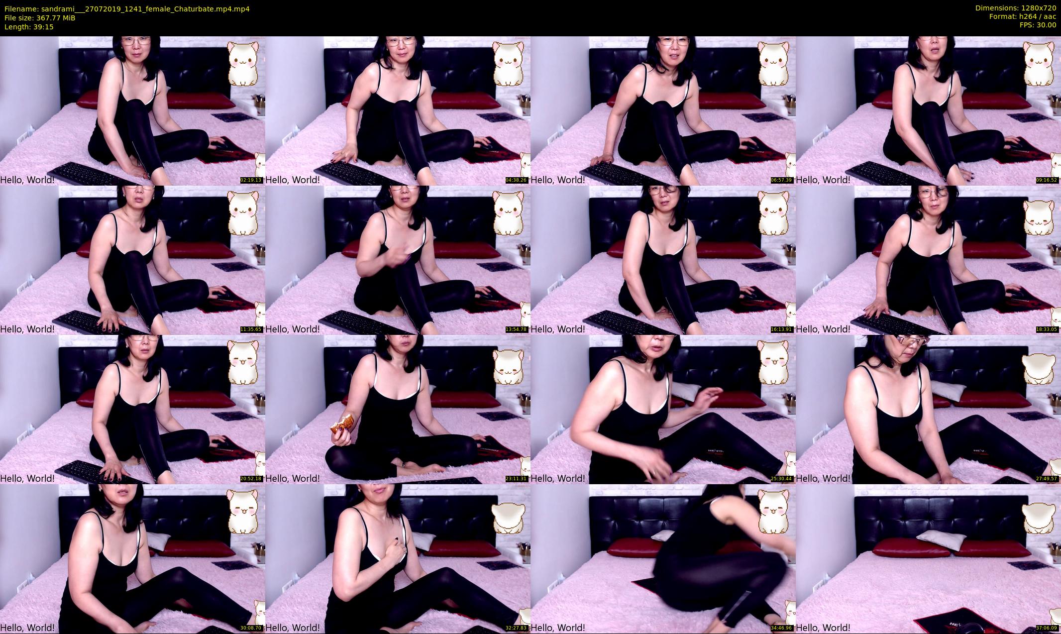 sandrami__ — 40 minute Chaturbate female cam show recording, 720p, Jul 27, 2019